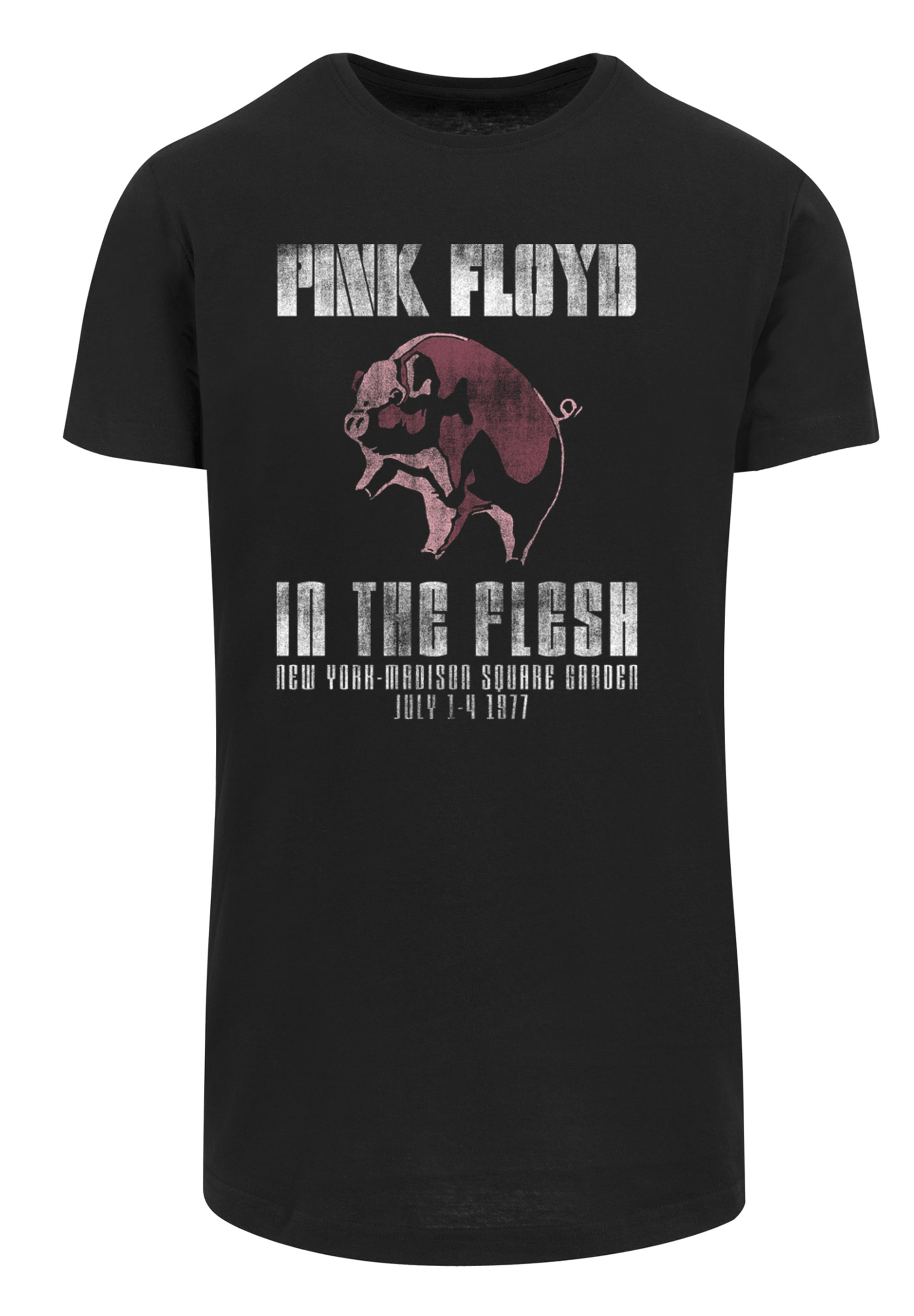 F4NT4STIC T-Shirt »Pink Floyd In The Flesh Band Shirt Rock Musik«, Print