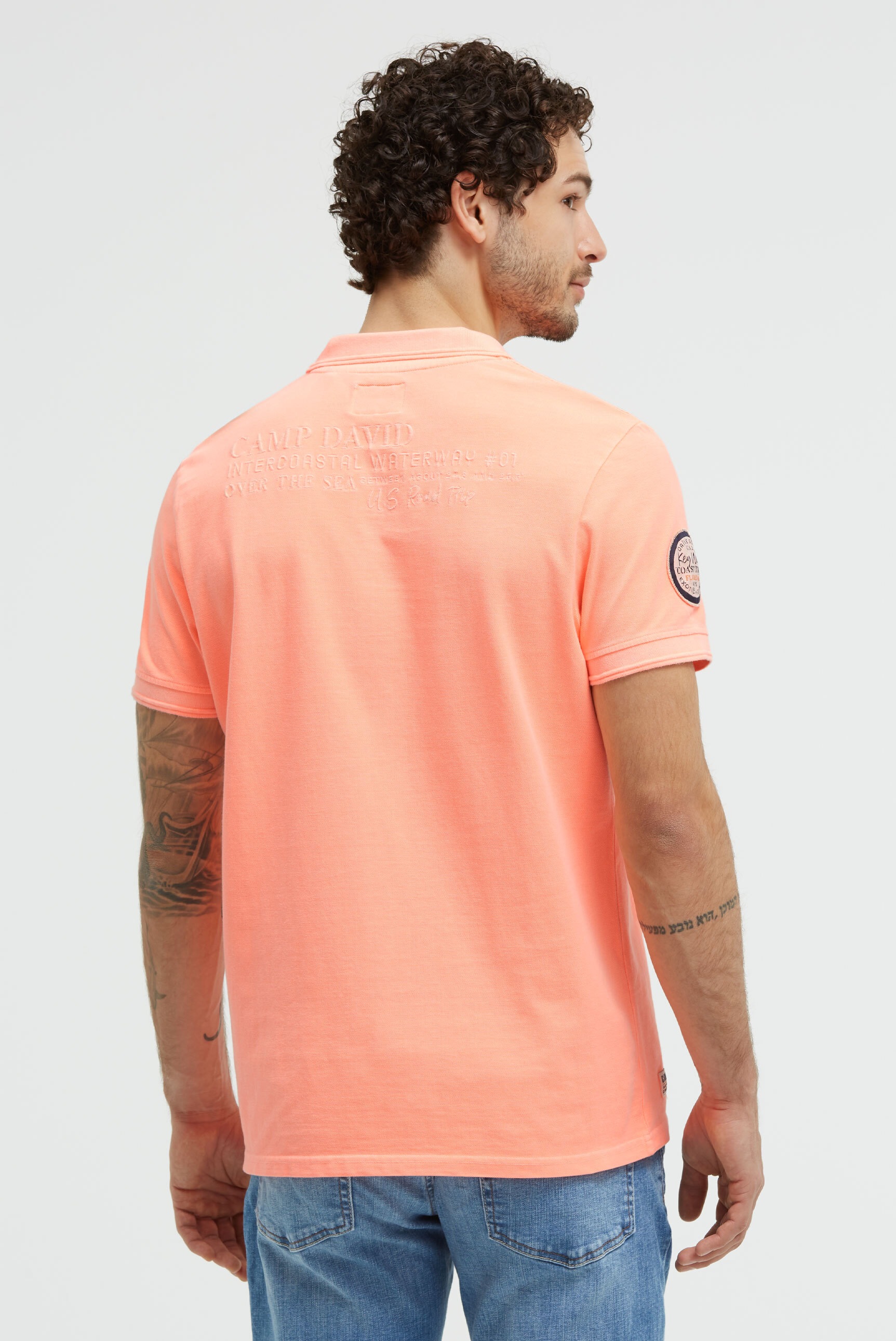 CAMP DAVID Poloshirt aus Baumwolle