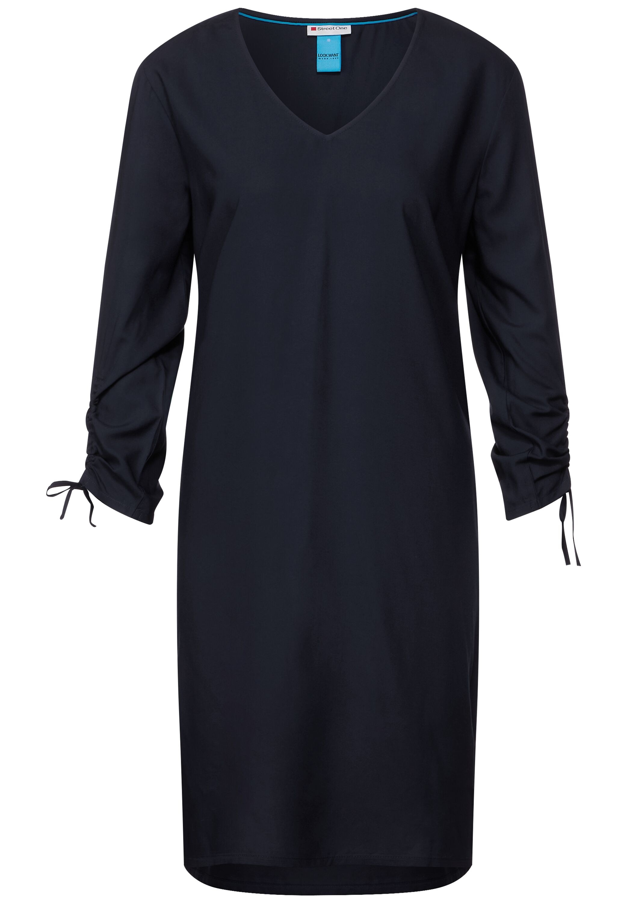 STREET ONE Midikleid in Unifarbe NQ6105
