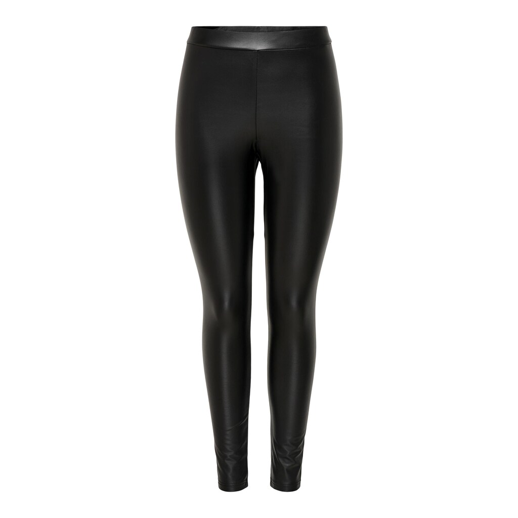 JDY Lederimitathose »JDYSTINE PU LEGGINGS JRS NOOS«