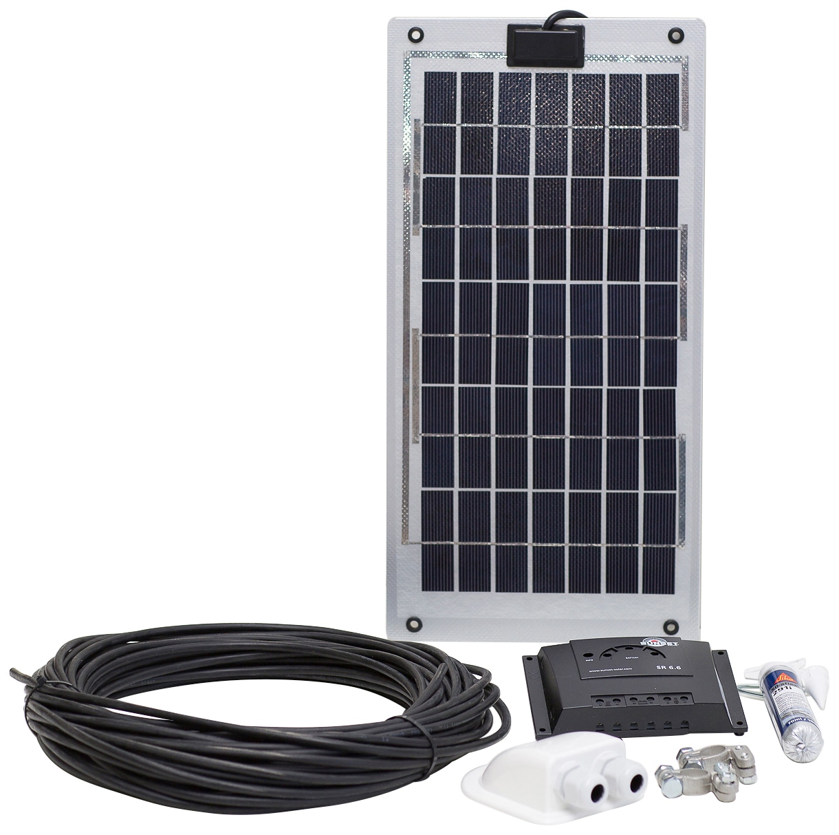 Solarmodul »Laminat-Set 10 Watt«, (Set), für Boote und Yachten