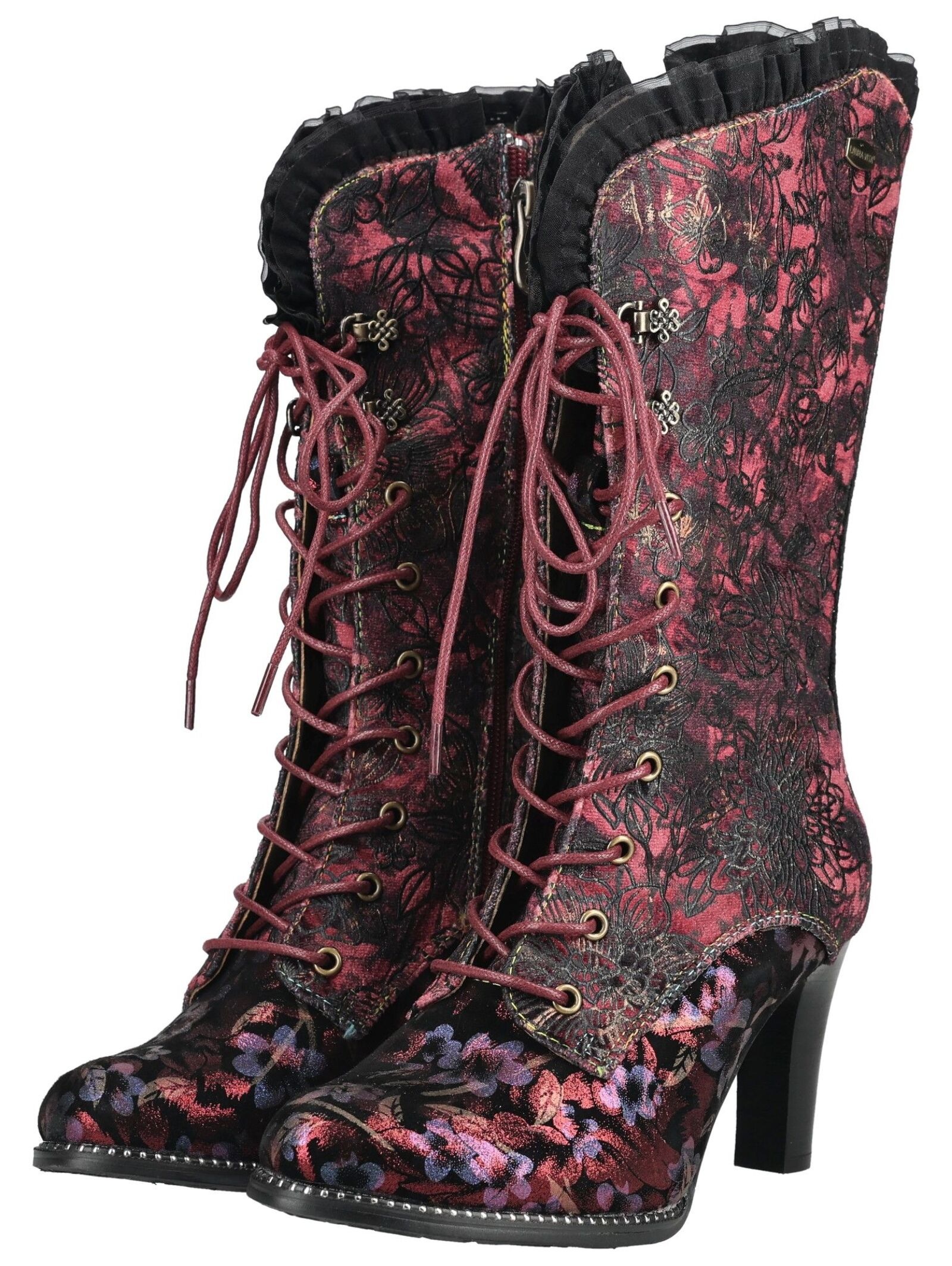LAURA VITA High-Heel-Stiefel »LAURA VITA Stiefel Leder/Textil«