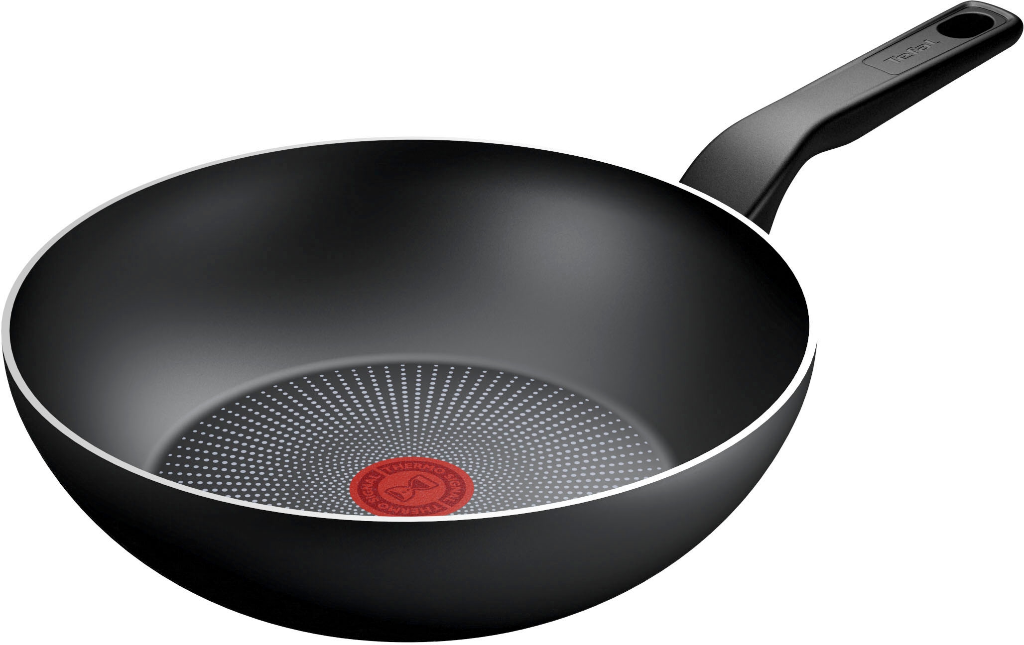 Tefal Wok "Recycled On, Induktion, Ø 28 cm" Aluminium 1 Stk. tlg. aus 100% recyceltem Aluminium, Antihaftversiegelung, Thermo-Signal