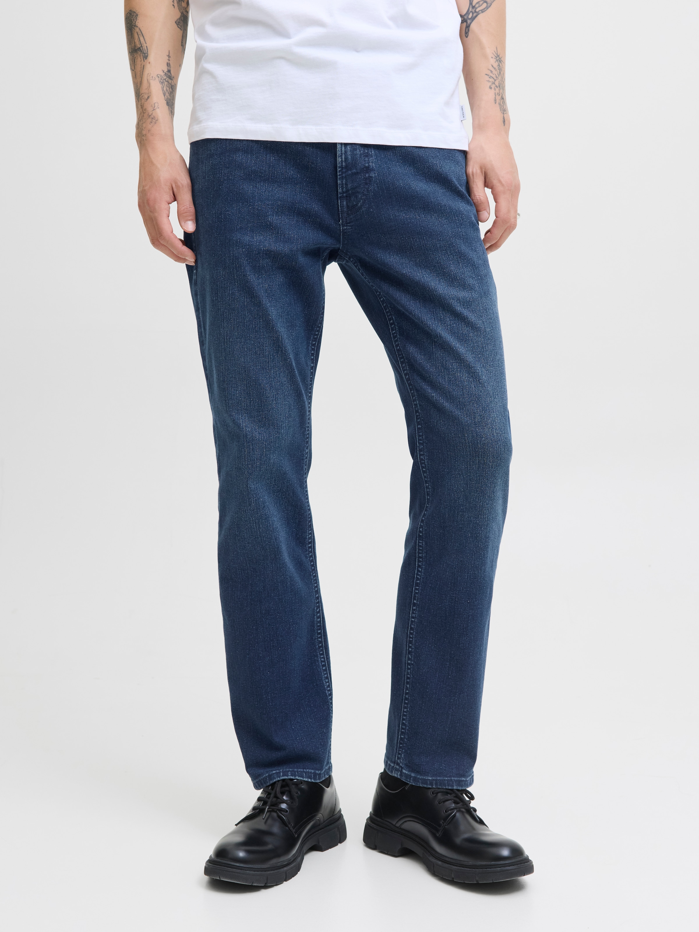 Jack & Jones Straight-Jeans "JJICLARK JJORIGINAL SQ 2" günstig online kaufen