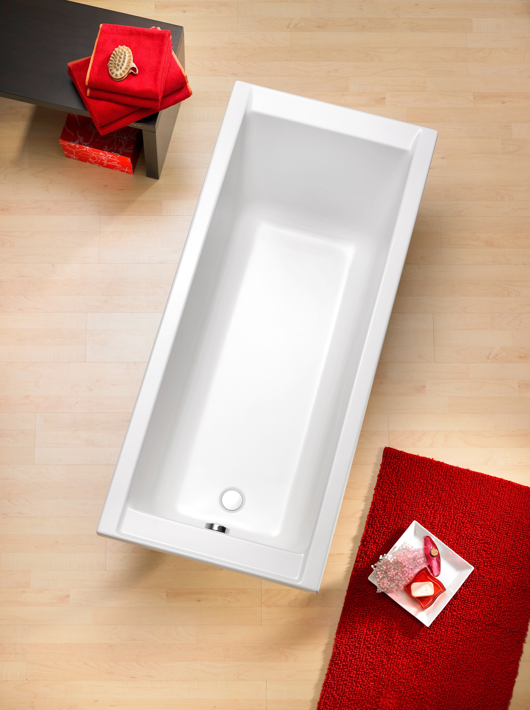 Badewanne OTTOFOND, B:75cm H:43,5cm L:170cm T:75cm, weiß, Sanitäracryl, Badewannen, "Costa"