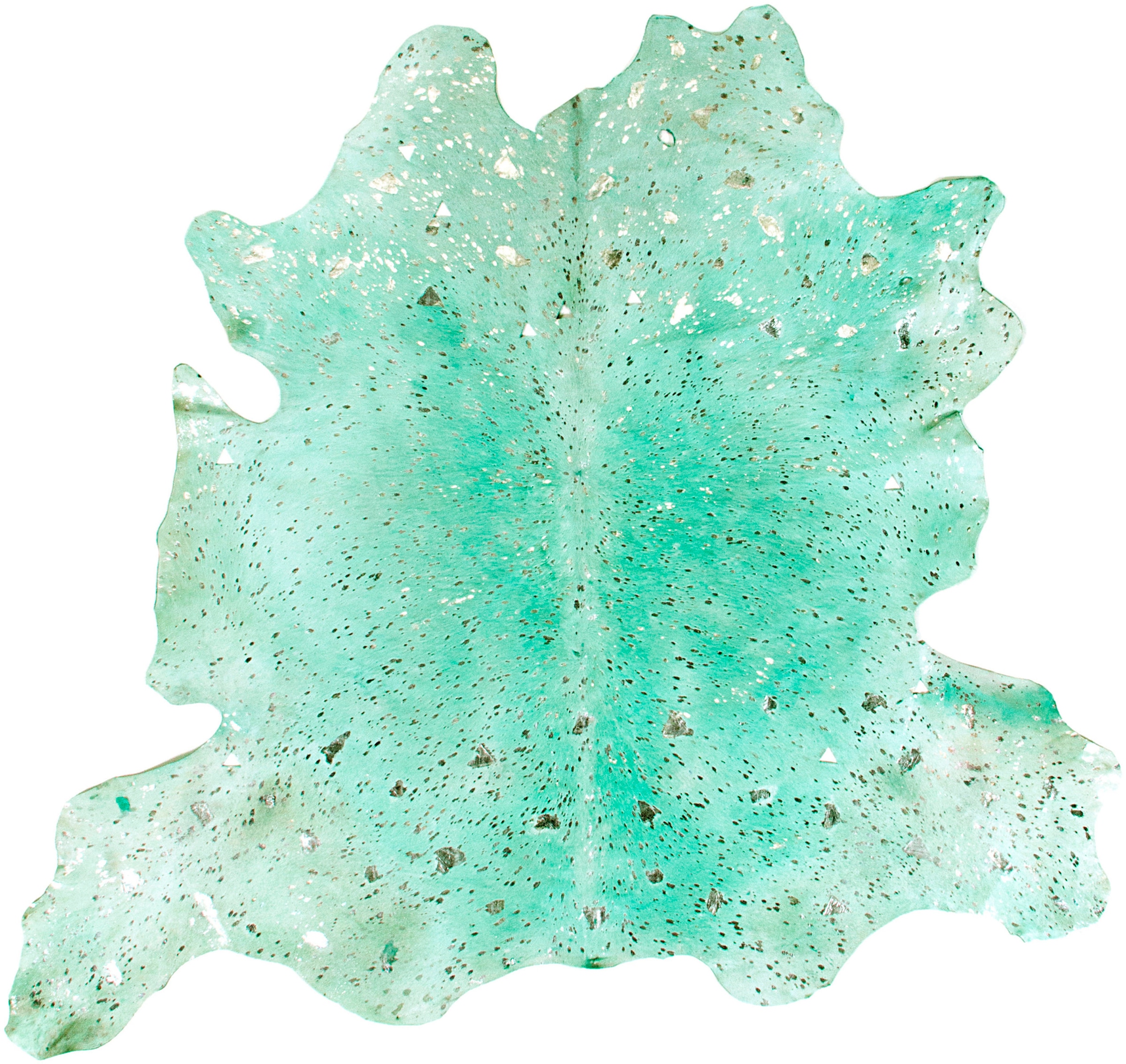 Fellteppich MY HOME, B:90cm H:12mm L:160cm, silber, Kuhfell, Teppiche, "Elaya", stilvoll, Teppich aus Leder