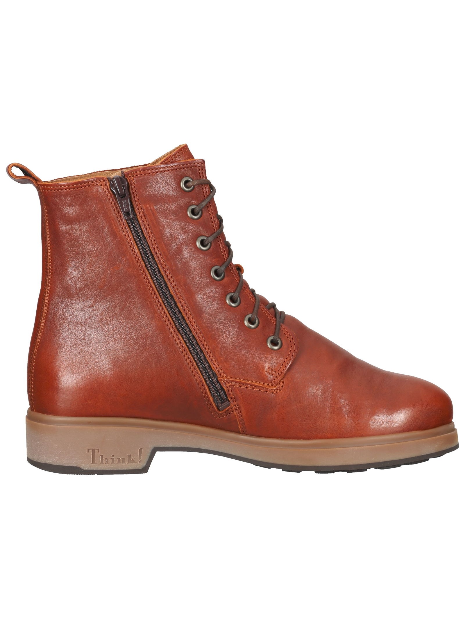 Think! Schnürstiefelette »Think! Stiefelette Nappaleder«