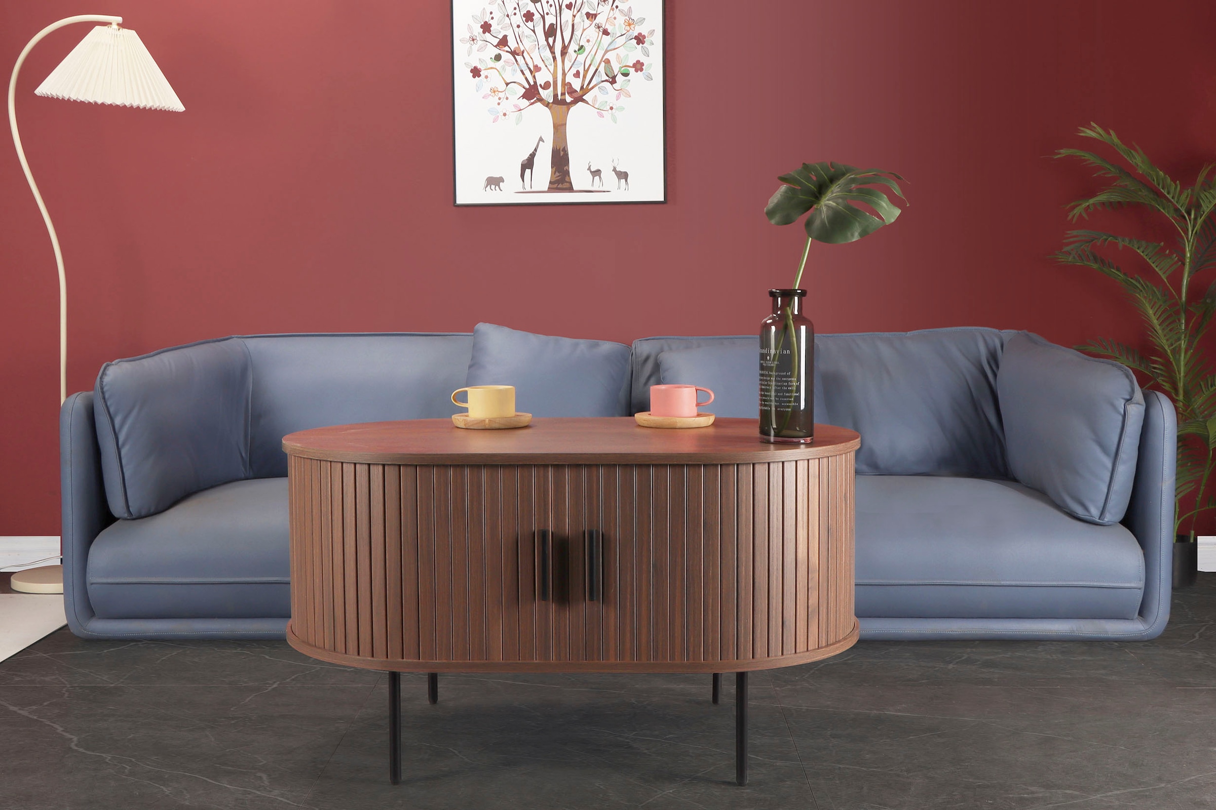 Home affaire Couchtisch, 2 Schiebetüren