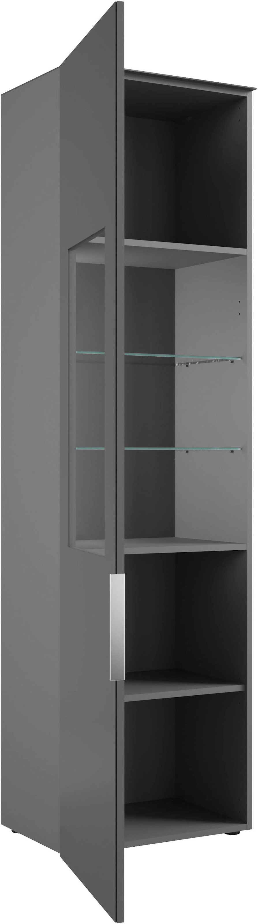 HBZ Vitrine 1 Stk. tlg. Breite 55cm, Glasfronten & Glasoberboden