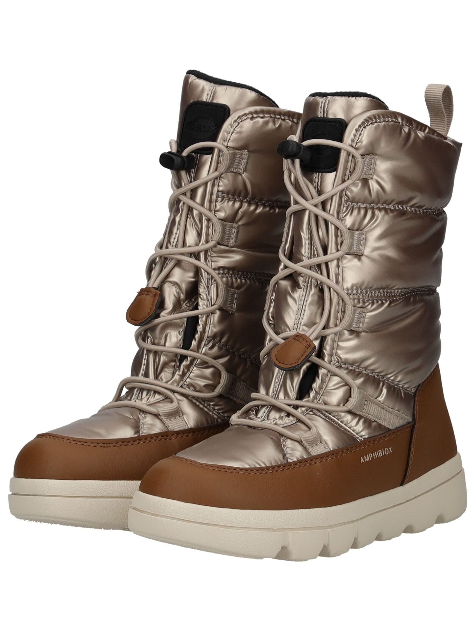 Geox Snowboots »Geox Stiefel Lederimitat/Textil«