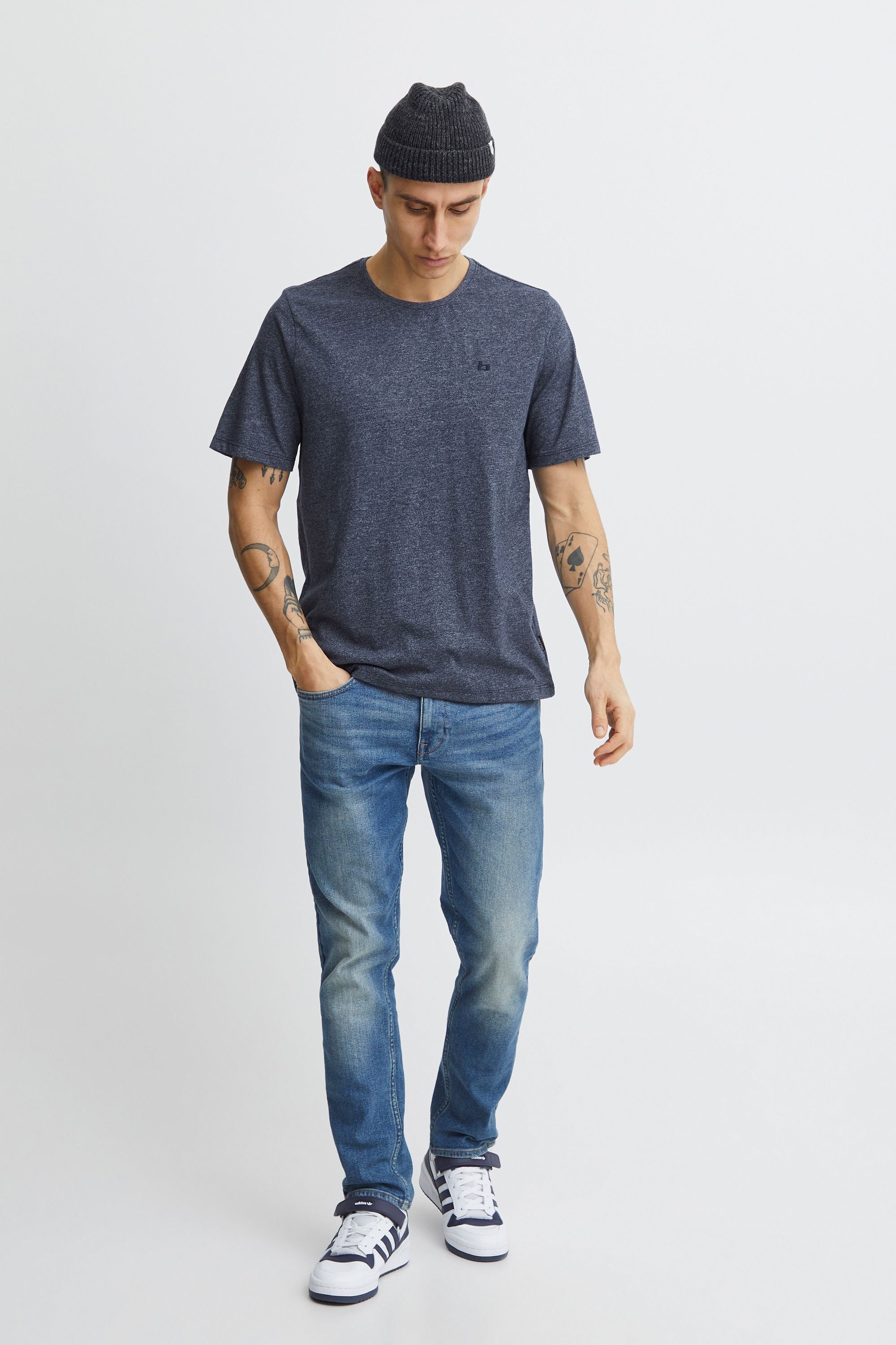 Thumbnail - Blend T-Shirt "BHTee" Klassisches T-Shirt mit Rundhalsausschnitt