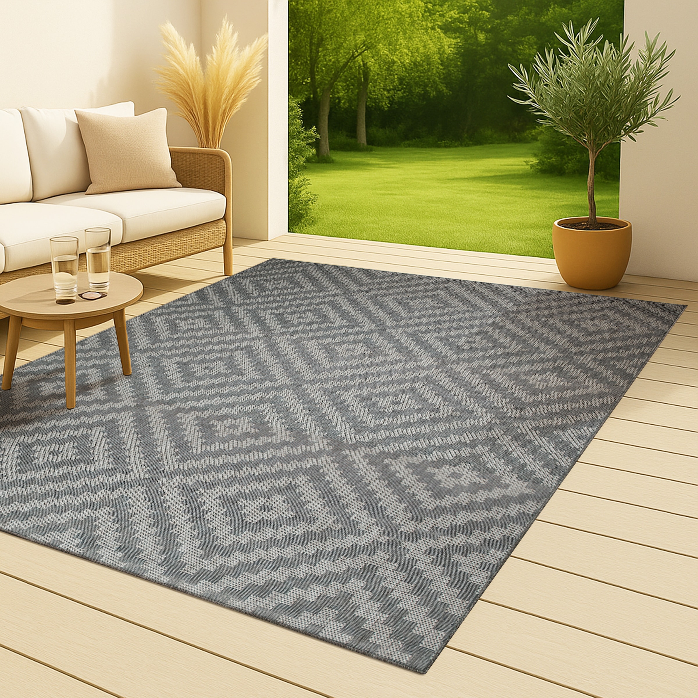 my home Teppich "Cordoba auch als Läufer erhältlich" rechteckig 3 mm Höhe I günstig online kaufen