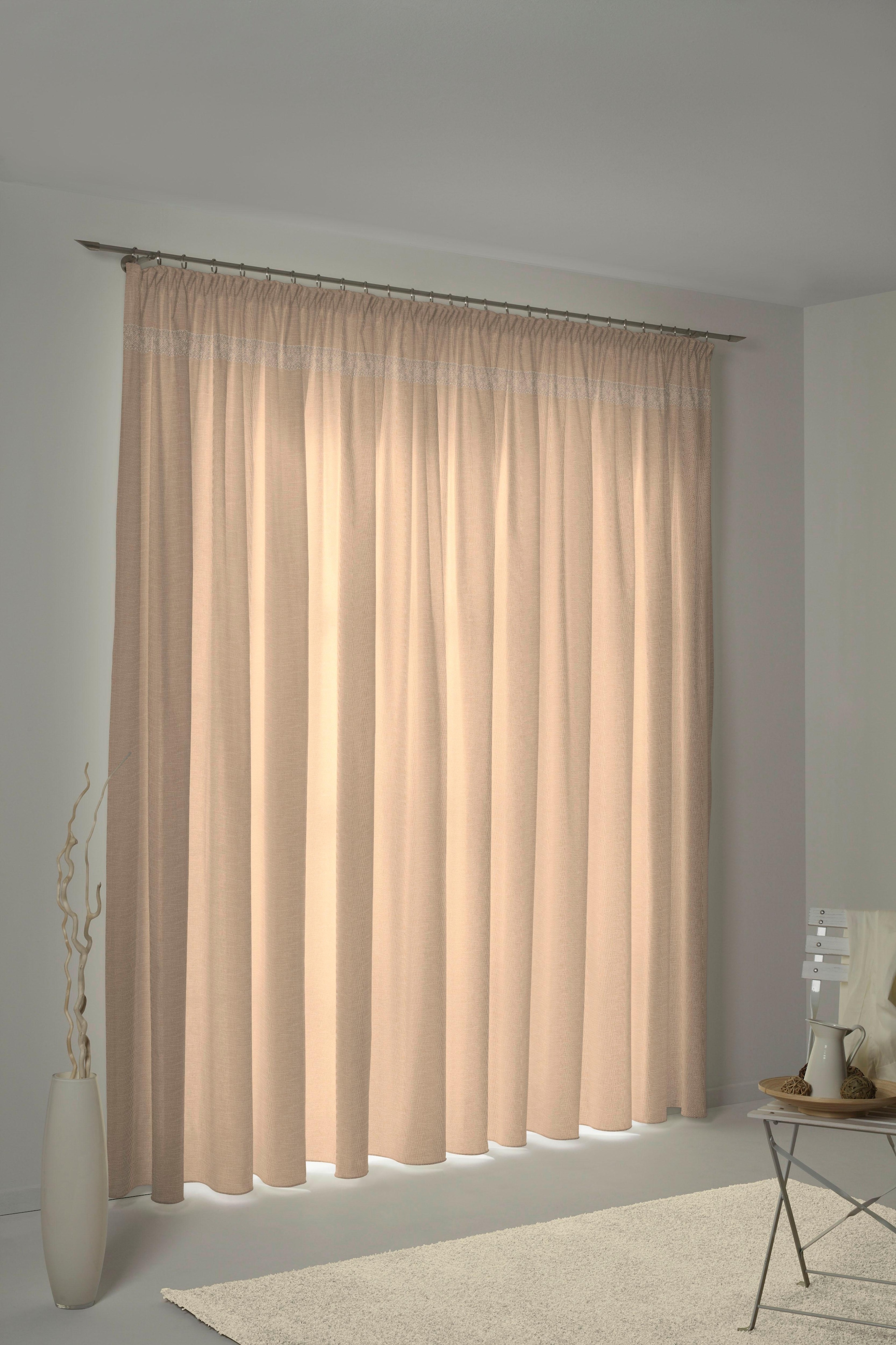 Wirth Vorhang "Wiessee" Kräuselband 1 Stk. tlg. günstig online kaufen