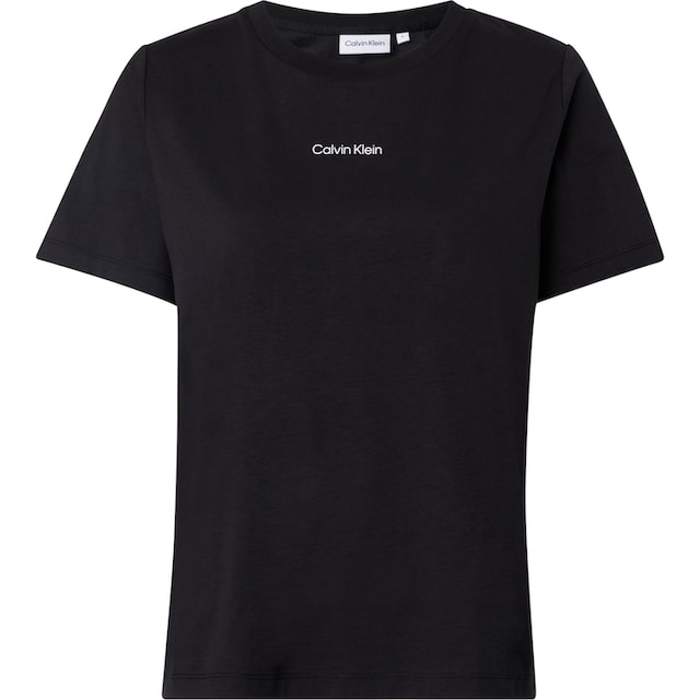 Calvin Klein Curve T-Shirt »INCLU MICRO LOGO T-SHIRT«, mit Markenlabel auf  der Brust für bestellen | BAUR