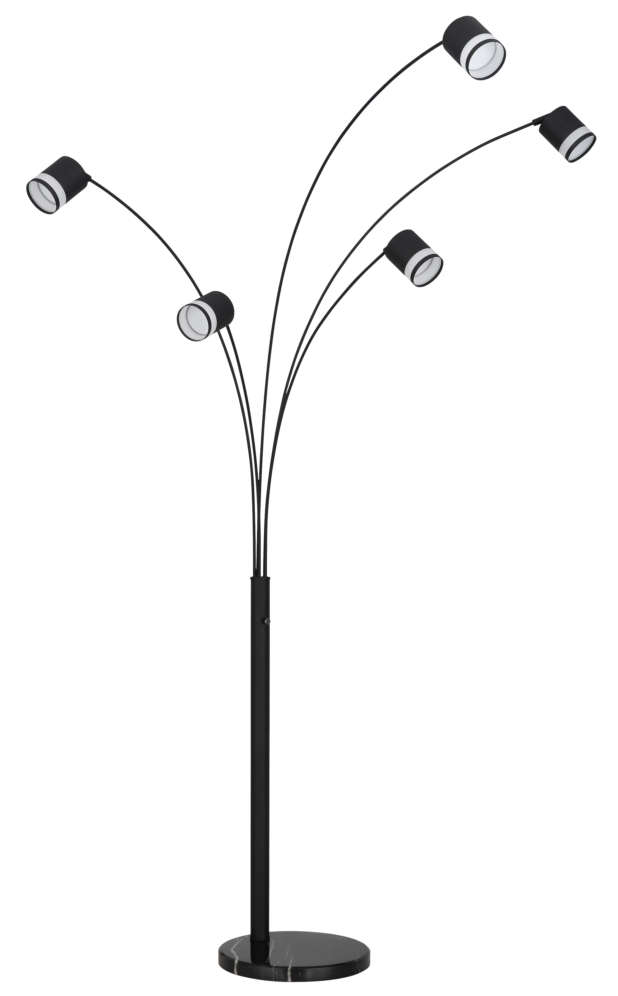 GLOBO LIGHTING Stehlampe "LUCERO", 1 Stk.schwarz, Wohnzimmer, Leuchten, Stehleuchte/Wohnzimmer/Schlafzimmer/Flur