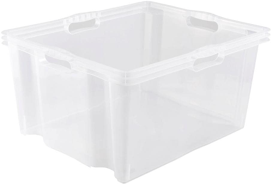 keeeper Organizer »franz«, (Set, 2 St.), Aufbewahrungsboxen xxl, hochwertiger Kunststoff, 44 L
