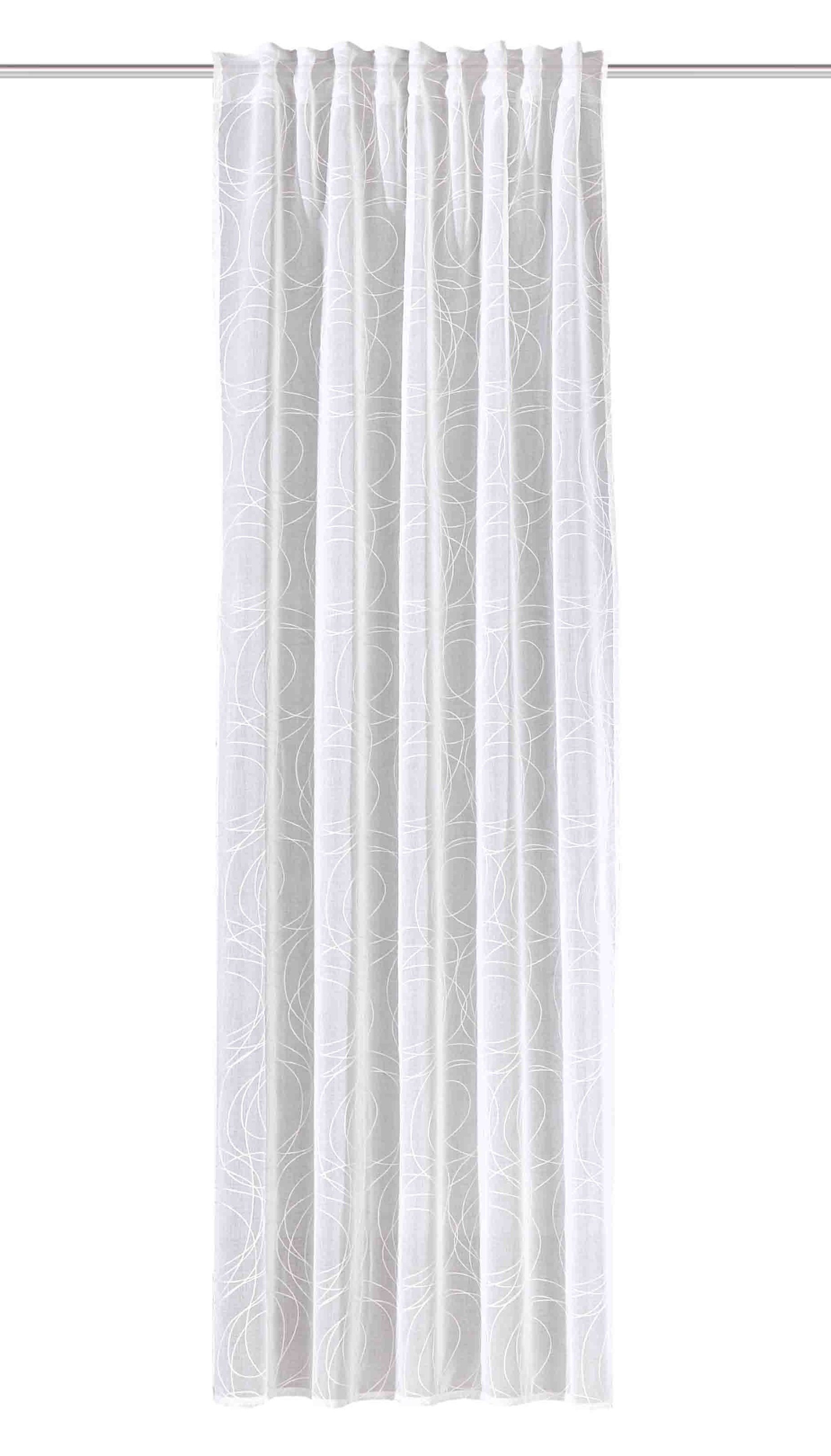 HOME WOHNIDEEN Gardine "DITOS" Multifunktionsband 1 Stk. tlg. Kombibandscha günstig online kaufen