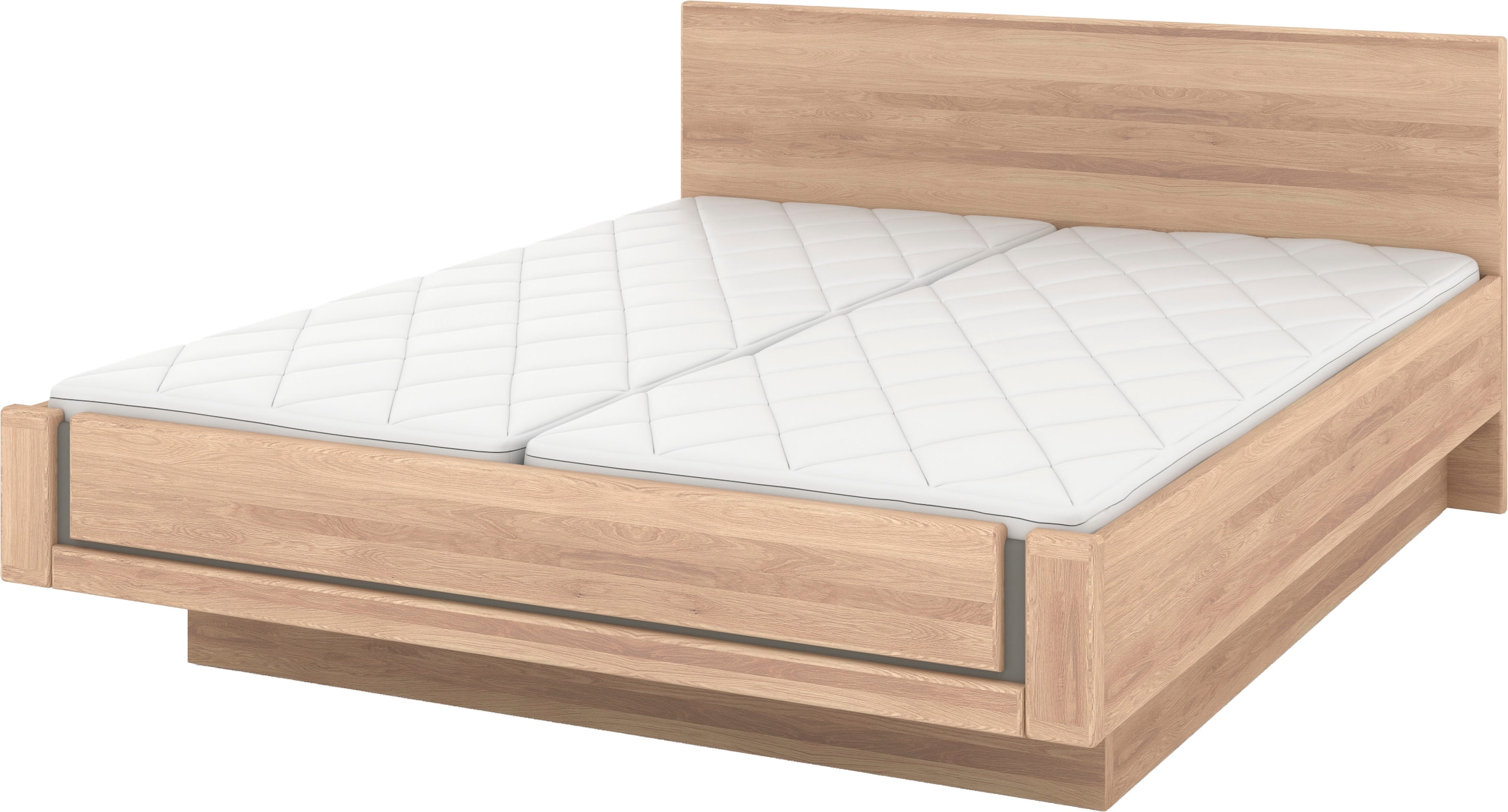 Musterring Holzbett "Sorrent, Bettgestell, Bettrahmen, teilmassiv Eiche", ( günstig online kaufen