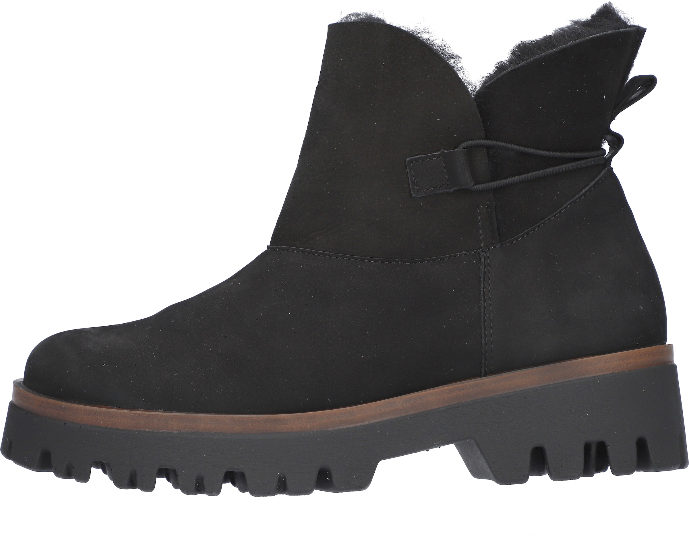 Waldläufer Winterboots »H-LONDON«, Stiefelette, Profilsohle, in Bequemweite G (= weit)