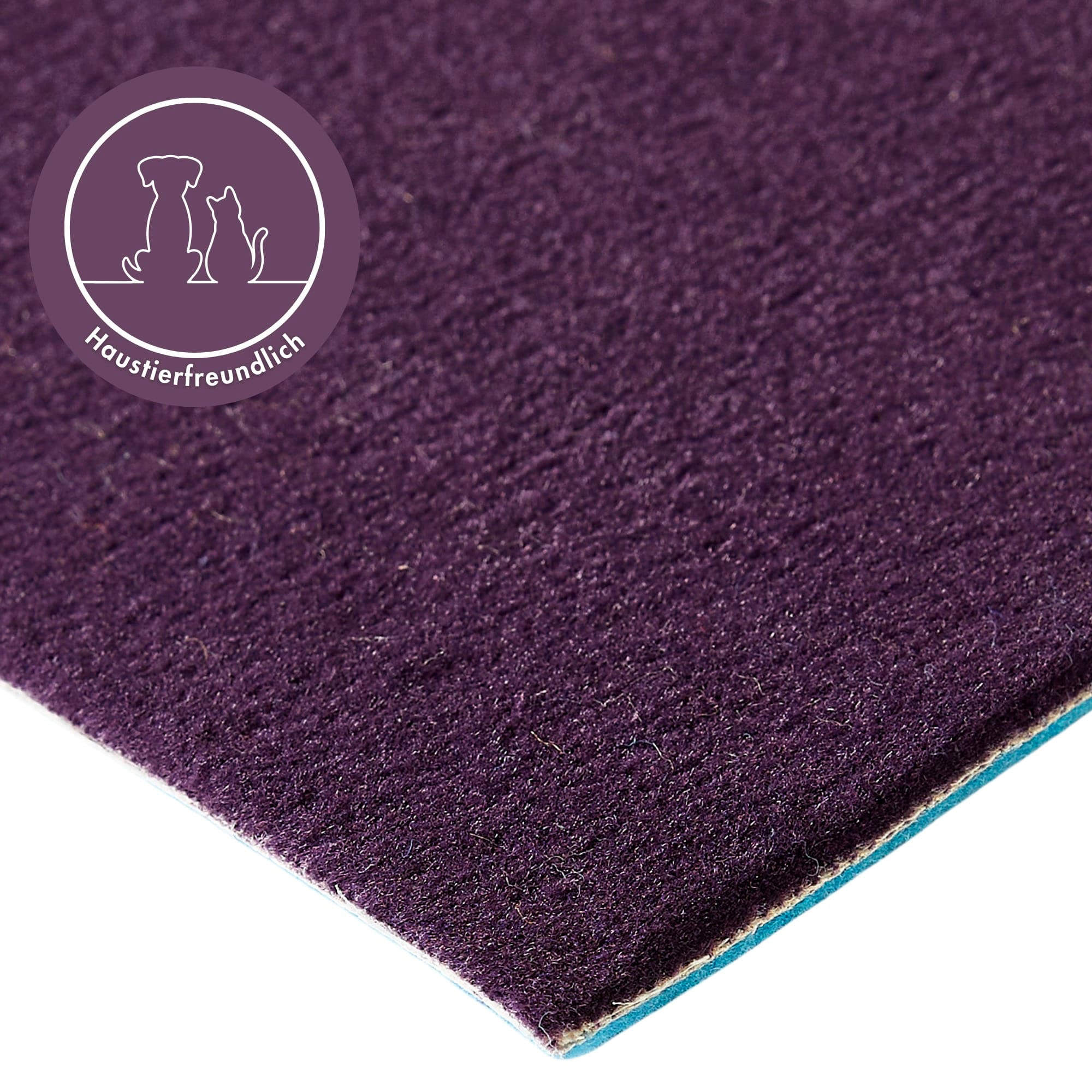Andiamo Teppichboden »Kira, Velours, Made in Belgium«, rechteckig, 8 mm Höhe, Uni Farben, Breite 400 cm, strapazierfähig, pflegeleicht, Wohnzimmer