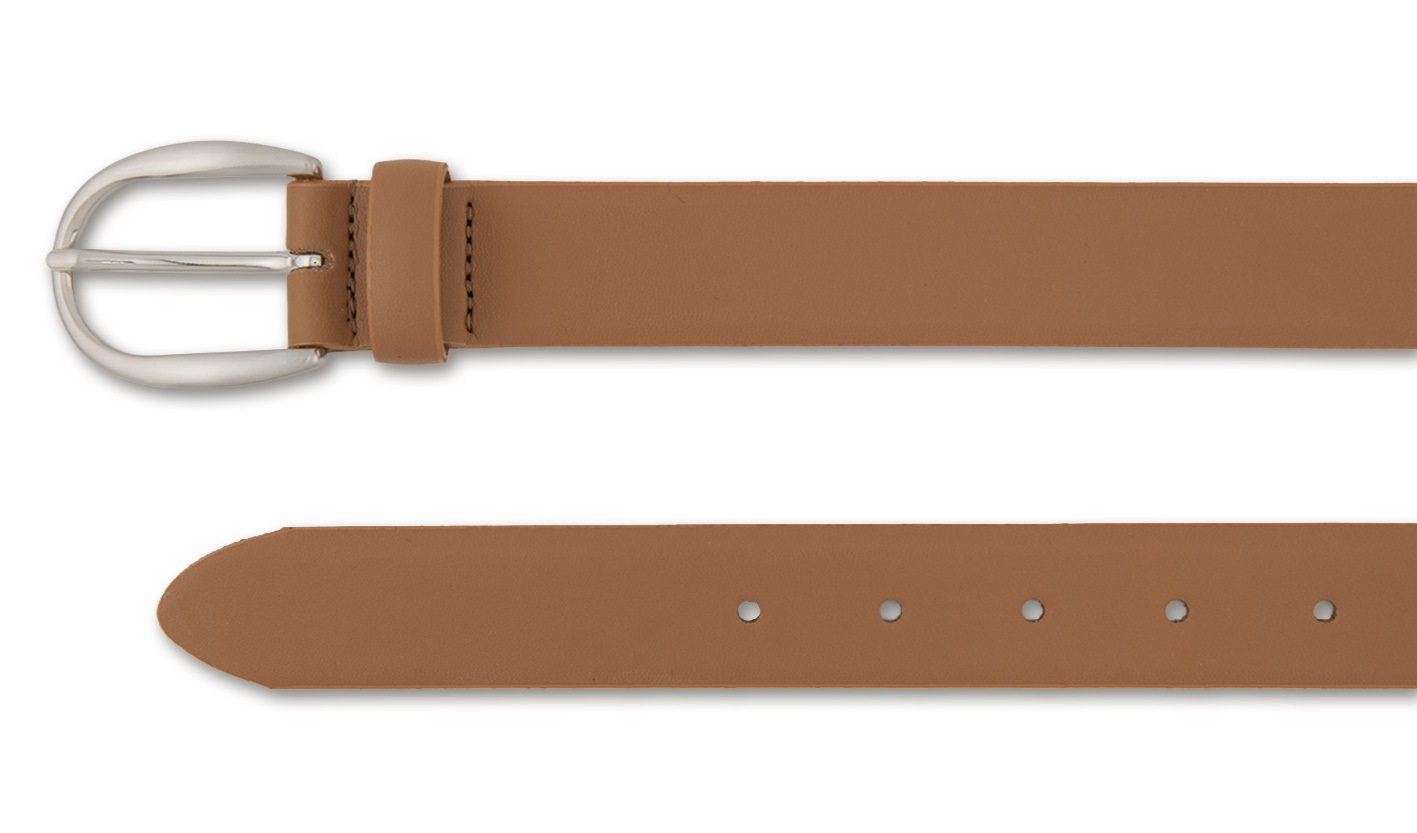 BERND GÖTZ Ledergürtel "Ledergürtel in seidigem Look mit Designschließe" günstig online kaufen