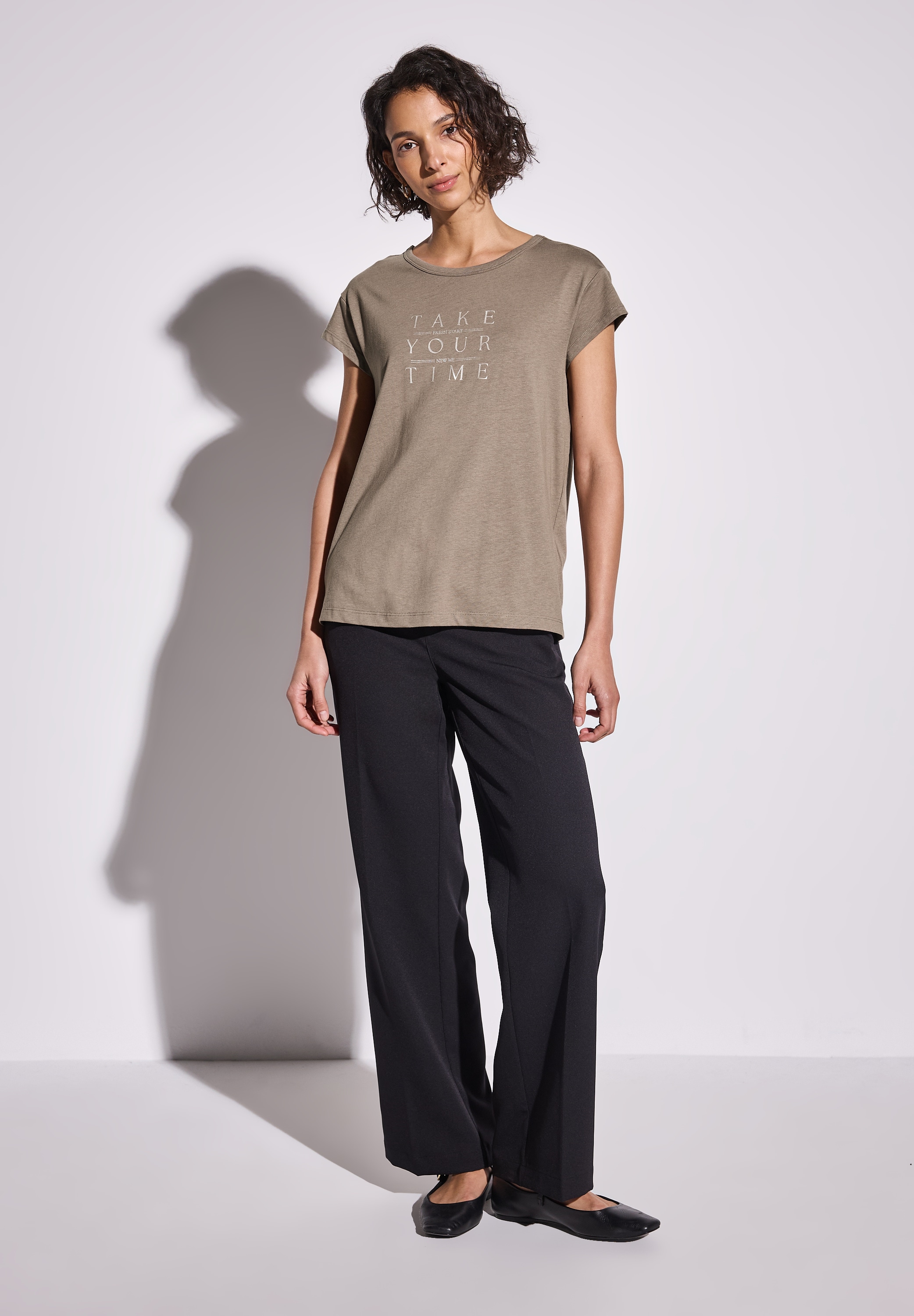 STREET ONE T-Shirt, mit Rundhalsausschnitt
