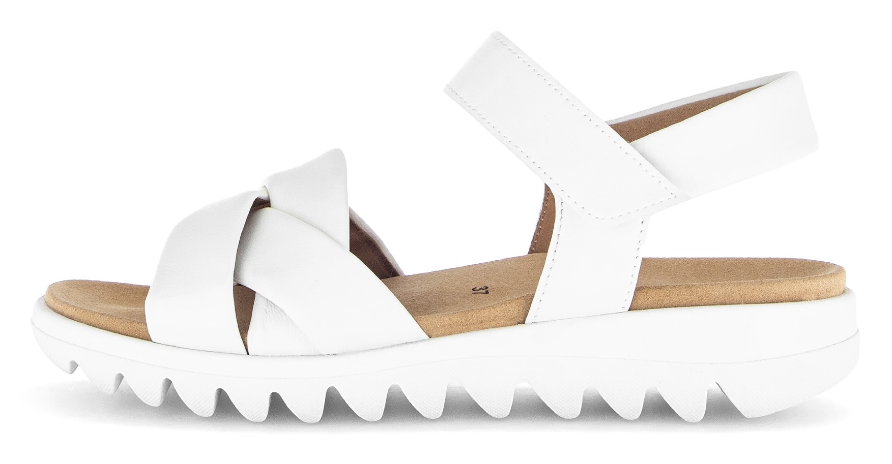 Thumbnail - Gabor Riemchensandale, Sommerschuh, Keilsandalette, Bequemschuh mit Klettverschluss