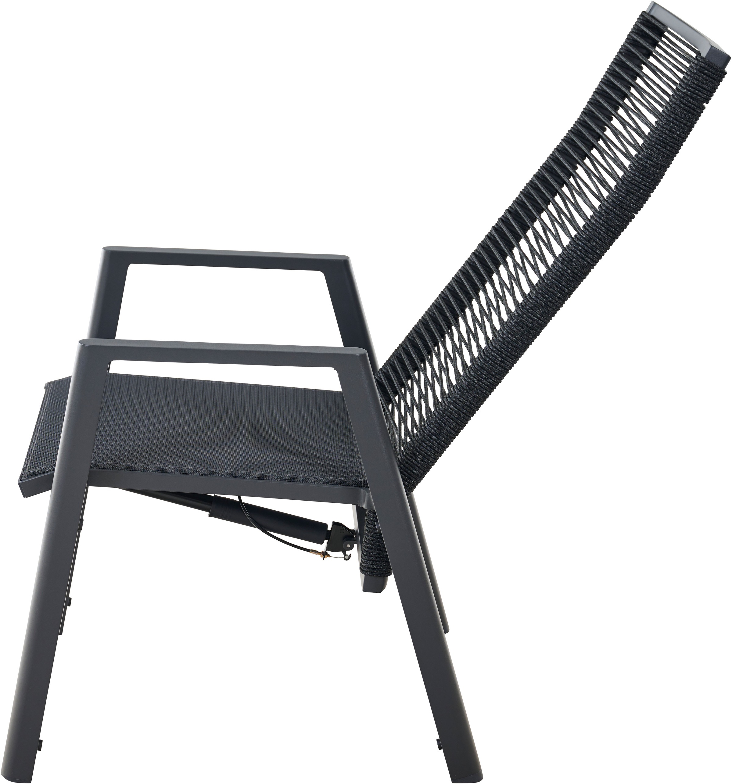 Siena Garden Gartensessel »BOLOGNA Move Sessel« Aluminiumgestell, Rope Geflecht