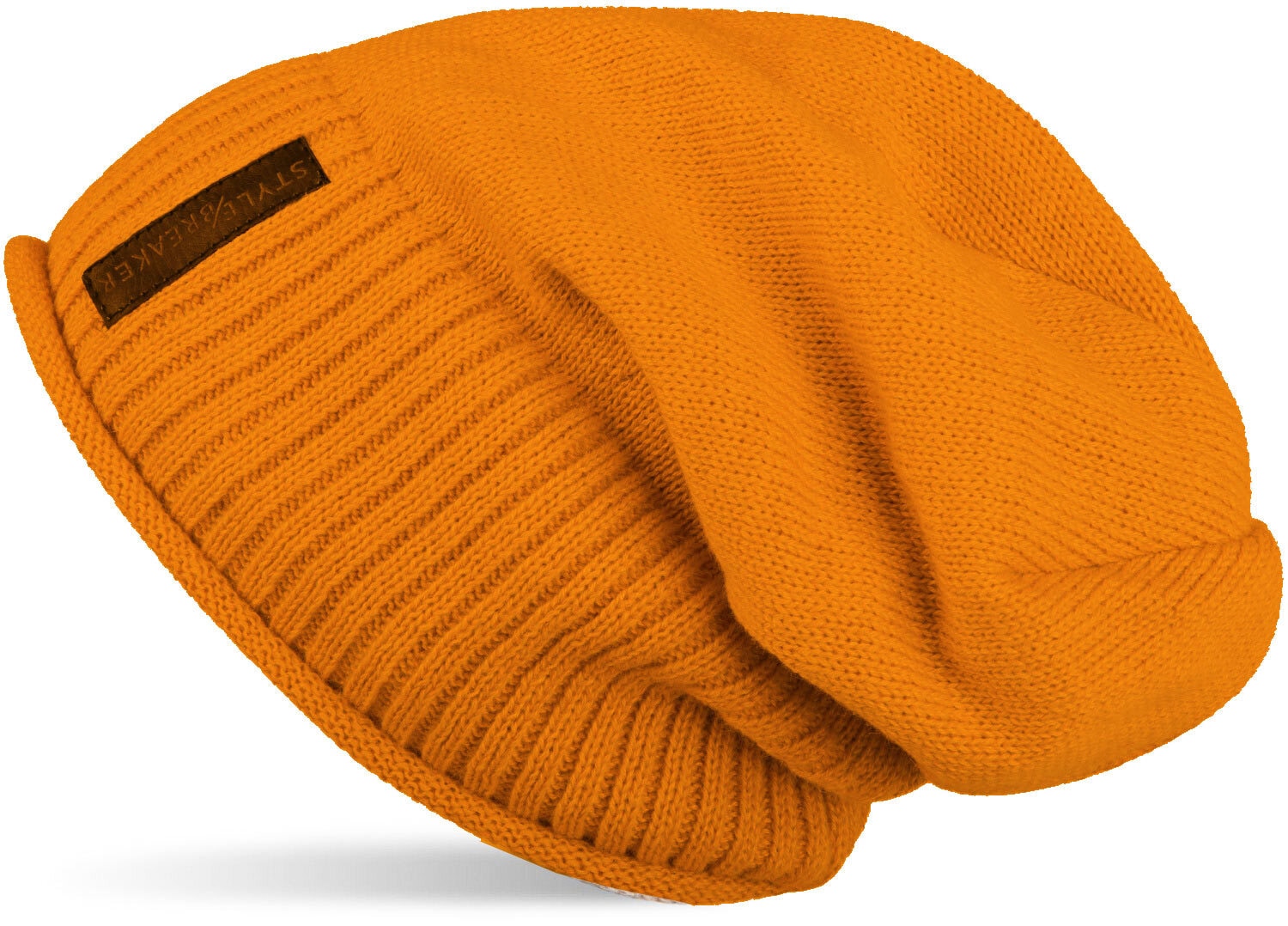 styleBREAKER Strickmütze "Feinstrick Beanie mit Teddyfleece" 1 Stk.