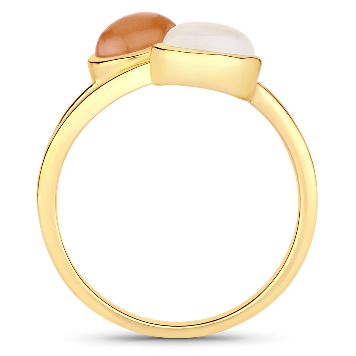 RAFAELA DONATA K710 Cocktail Ring Yellow Gold Size 52 2