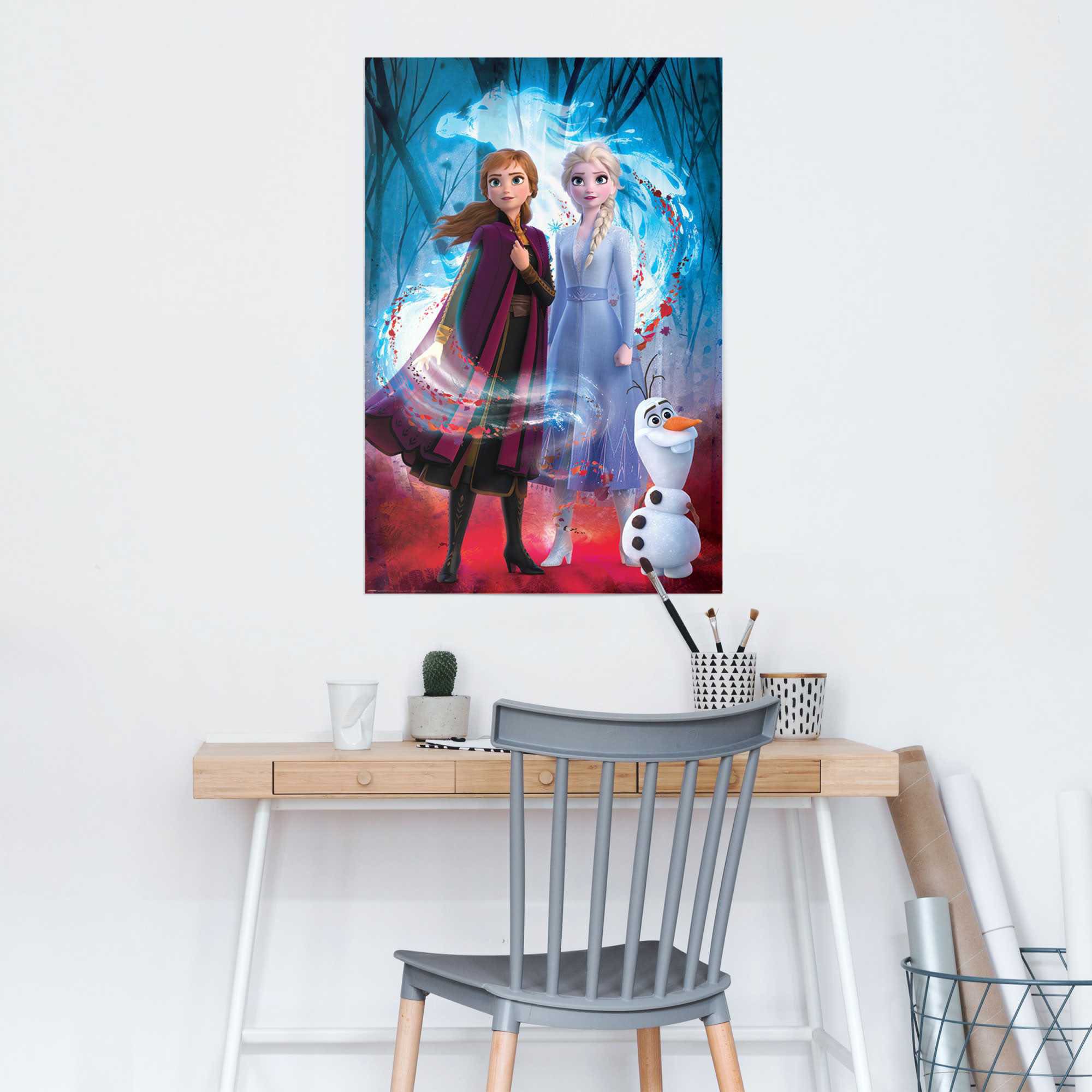 Reinders! Poster »Poster kaufen Anna Frozen (1 2 Disney«, Olaf Elsa - | BAUR St.) - Film, 
