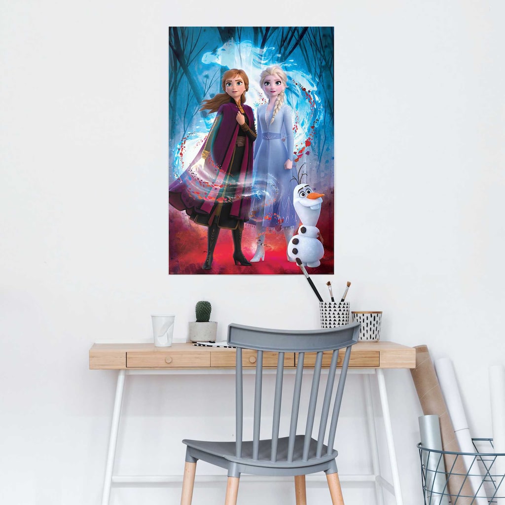 Reinders! Poster »Poster Frozen 2 Anna - Elsa - Olaf - Disney«, Film, (1 St.)