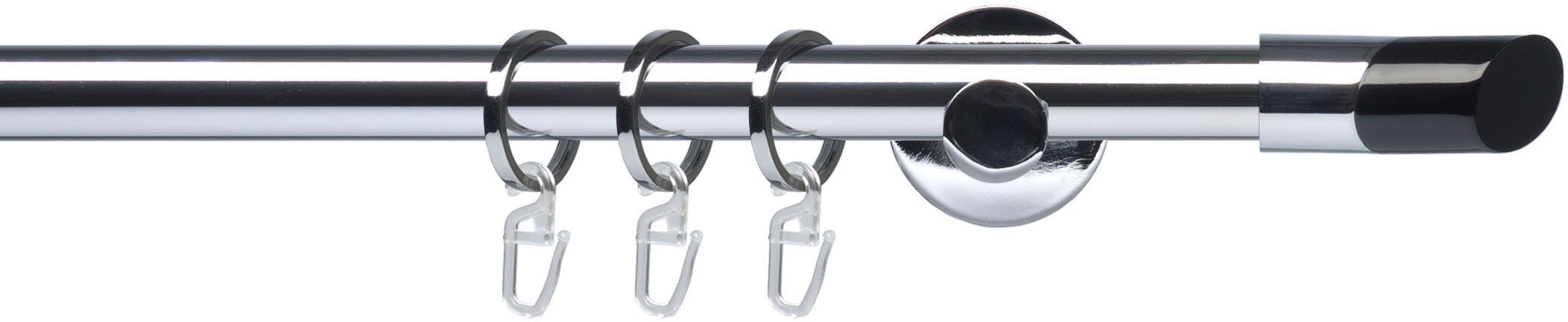 Liedeco Gardinenstange "Fertigstilgarnitur 20 mm Piano Gibraltar" Ø 2 mm 1 günstig online kaufen
