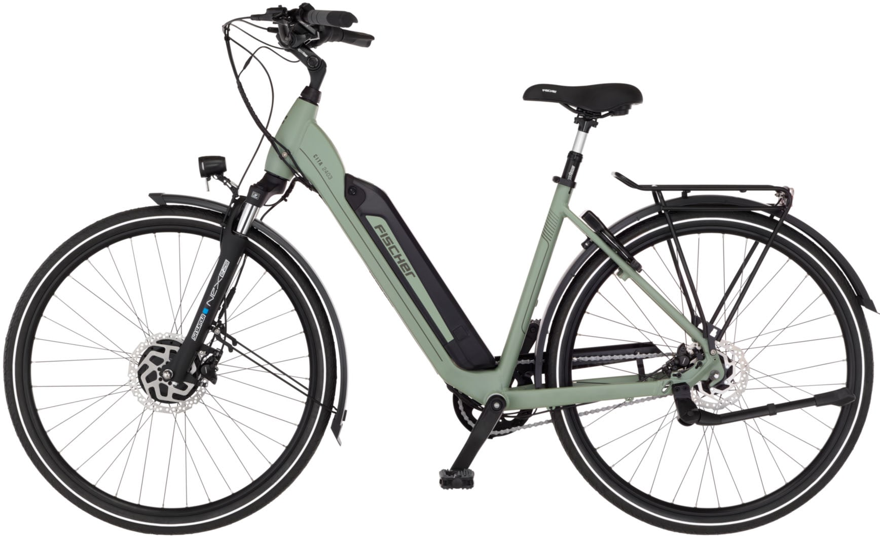 FISCHER Fahrrad E-Bike »CITA 2403 459«, 7 Gang, Shimano, NEXUS, (mit Akku-Ladegerät-mit Werkzeug)