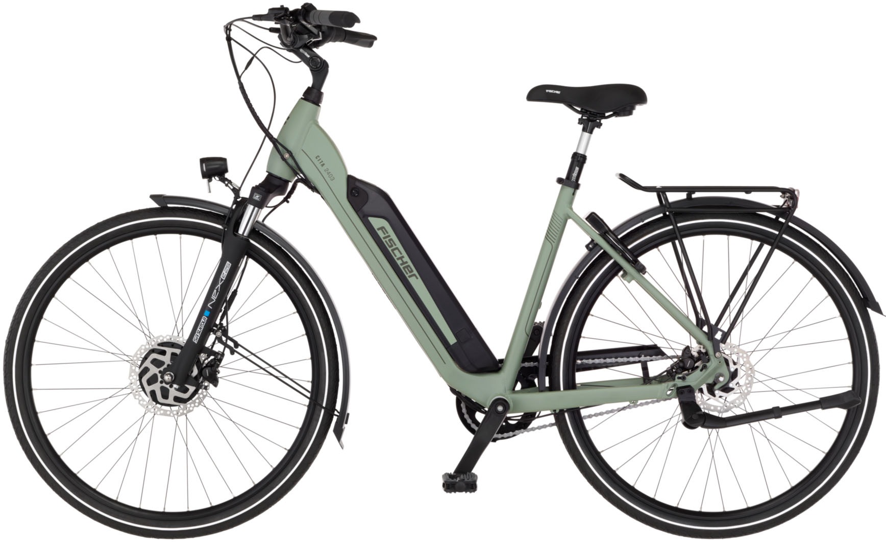 Tchibo - Fischer City E-Bike Cita 2403 Active - grün