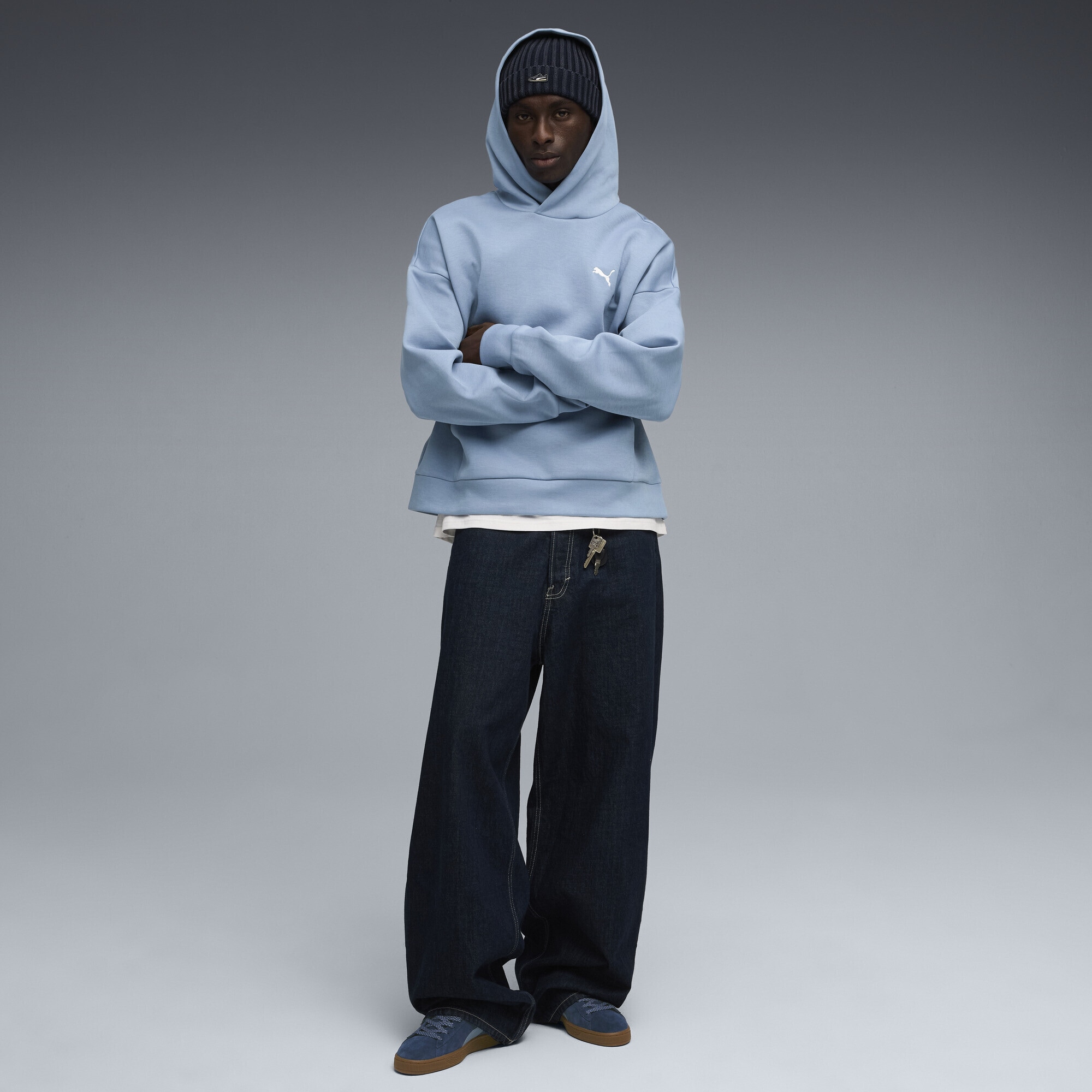 PUMA Hoodie »WARDROBE ESS Boxy Hoodie Herren«