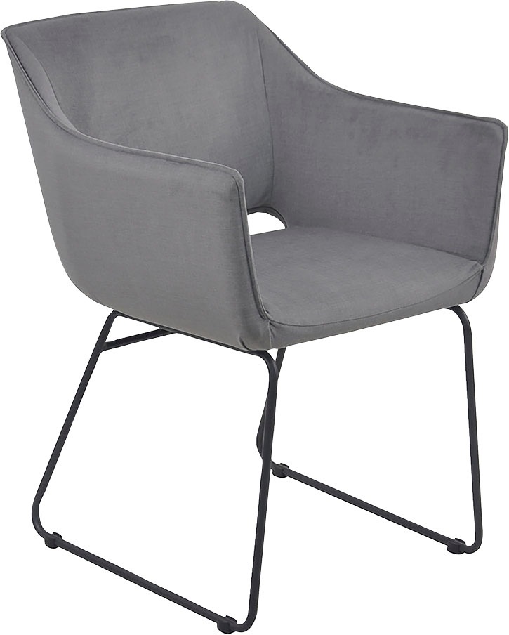 TOM TAILOR HOME Schalenstuhl "T-VELVET ARMCHAIR" (Set) 2 Stk. Samtstoff STC günstig online kaufen