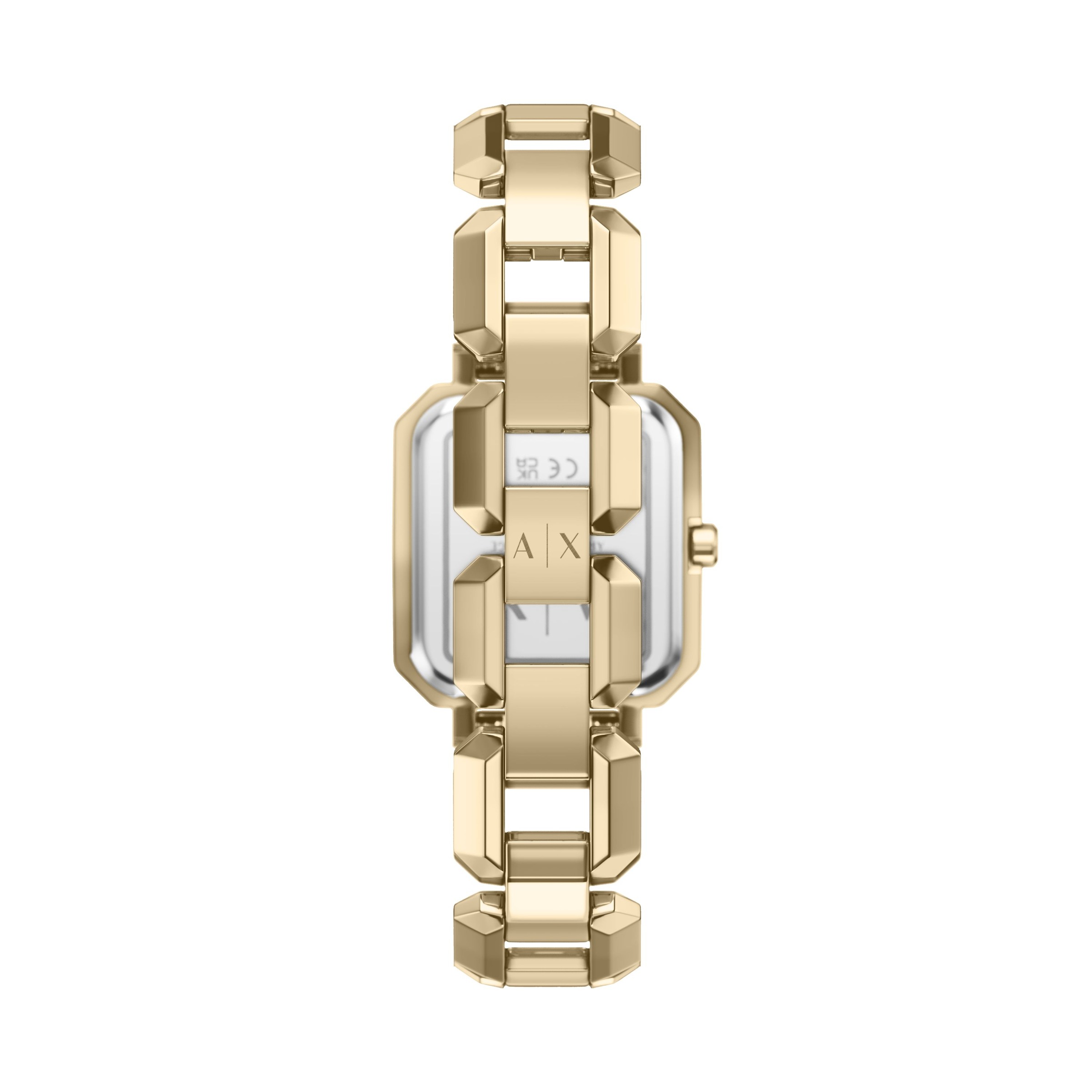 ARMANI EXCHANGE Quarzuhr Armbanduhr, Damenuhr, Edelstahlarmband, analog