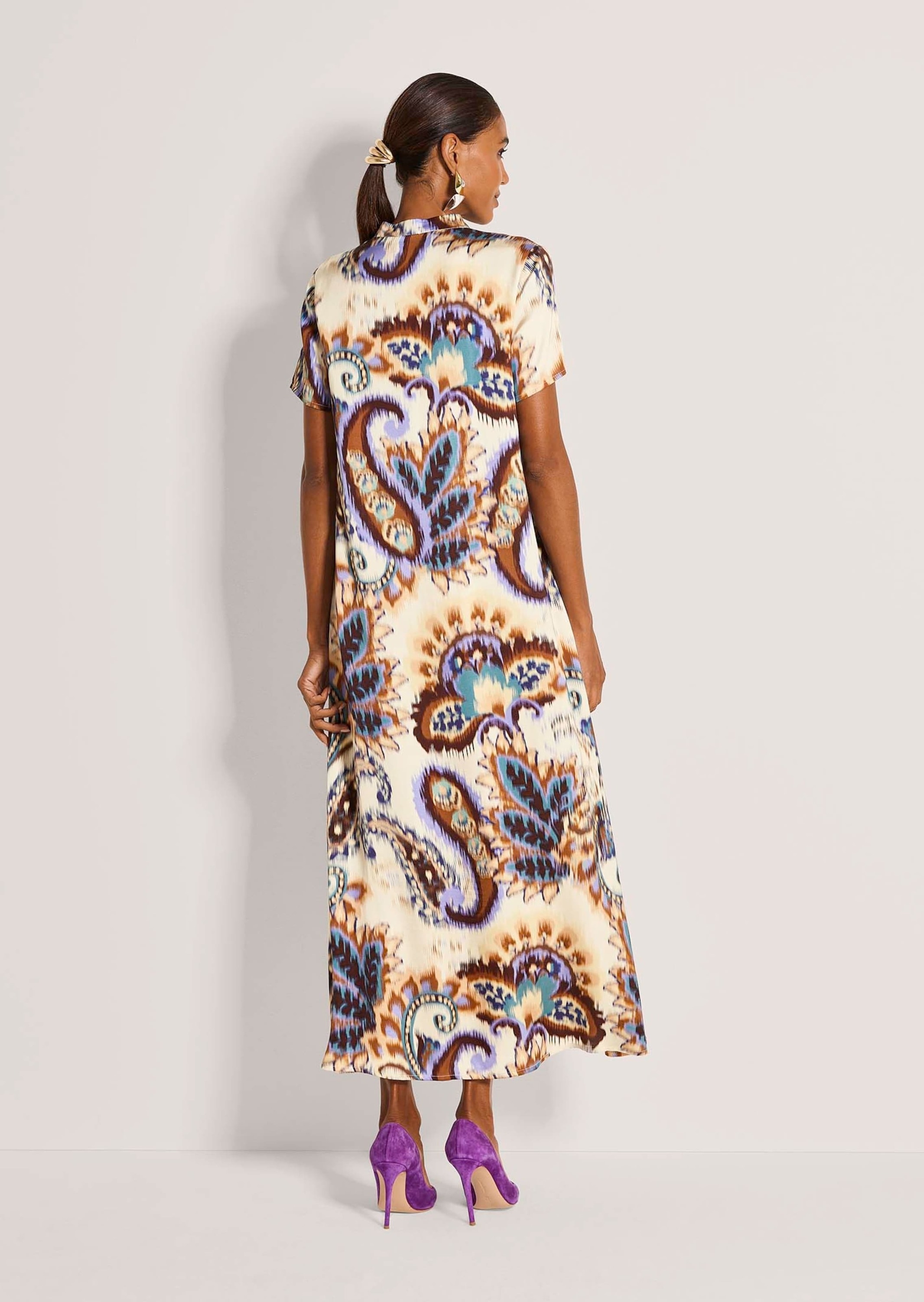 MADELEINE Midikleid »Maxikleid Druckkleid mit Paisley-Muster«