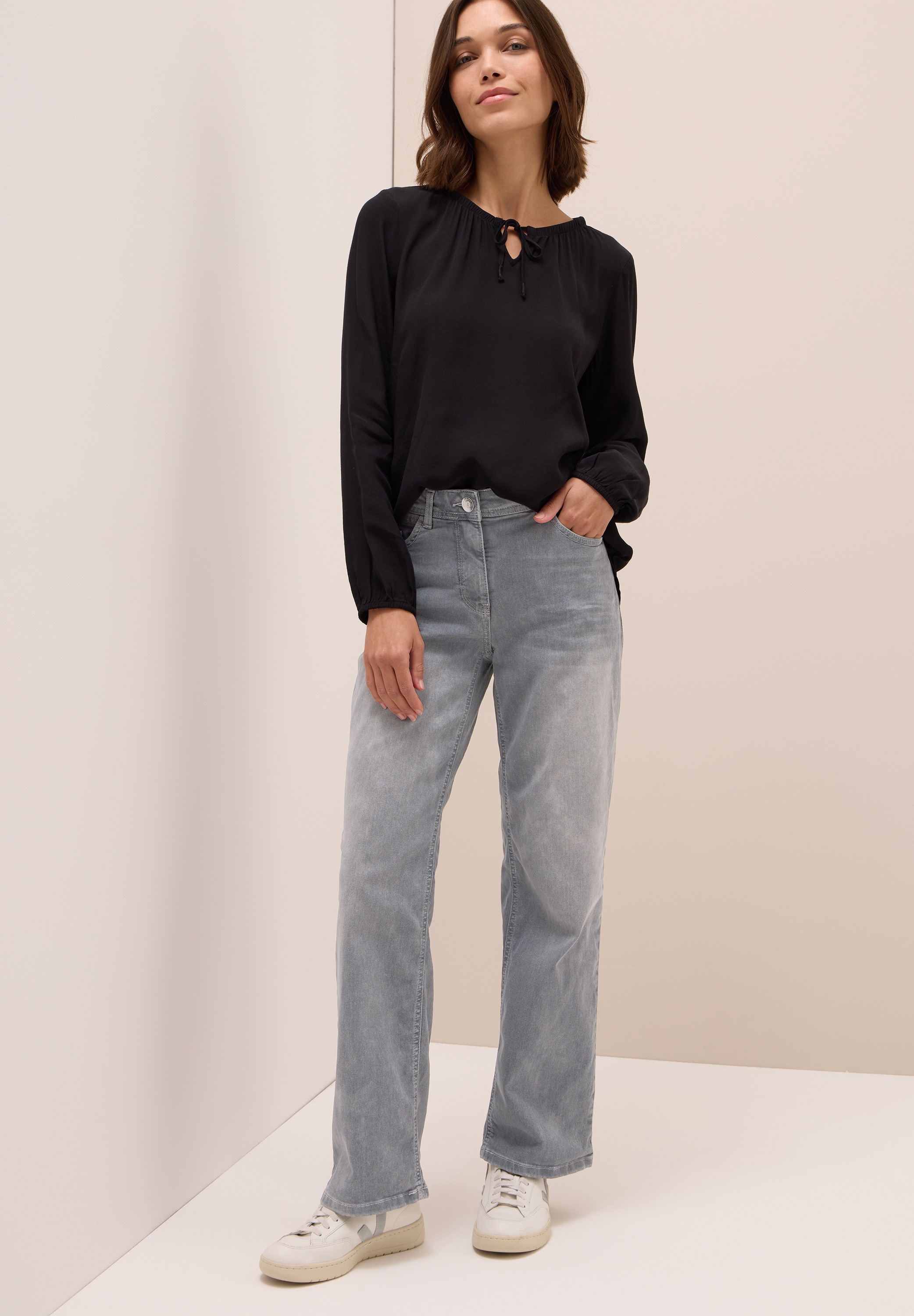 Cecil Loose-fit-Jeans, High Waist