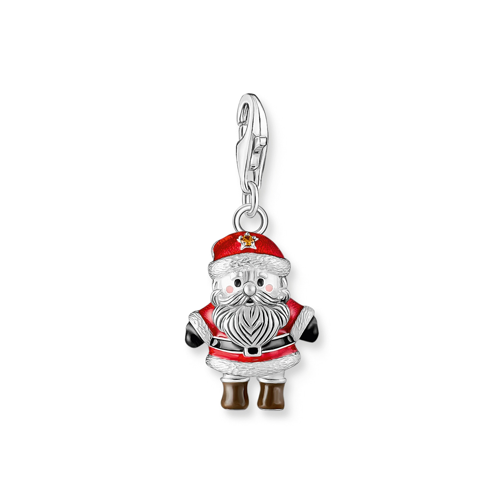 Thomas Sabo Santa Claus Charm Pendant Multicolor 925 Silver