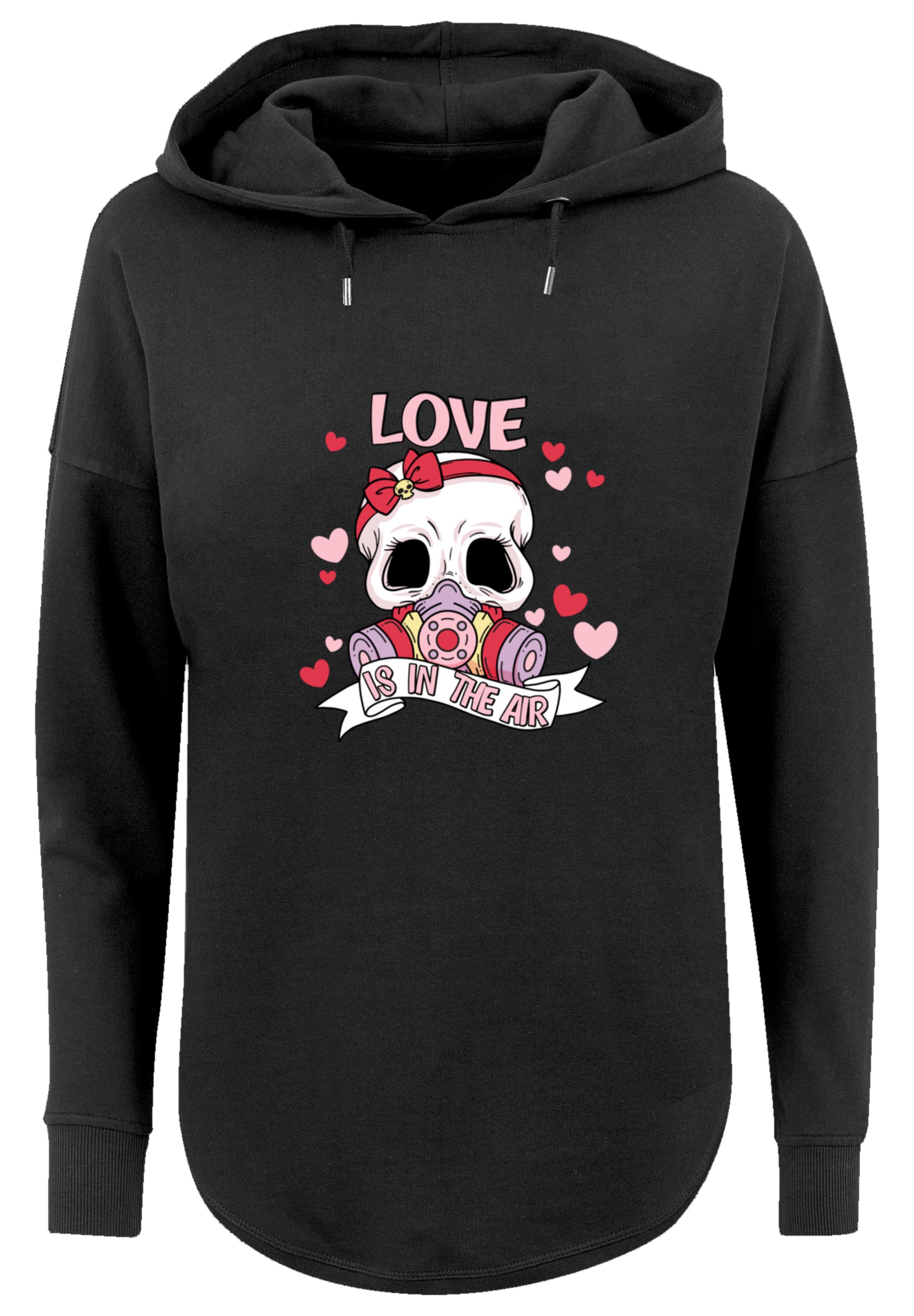 F4NT4STIC Kapuzenpullover »Anti Valentinstag LOVE is in the air«, Premium Qualität