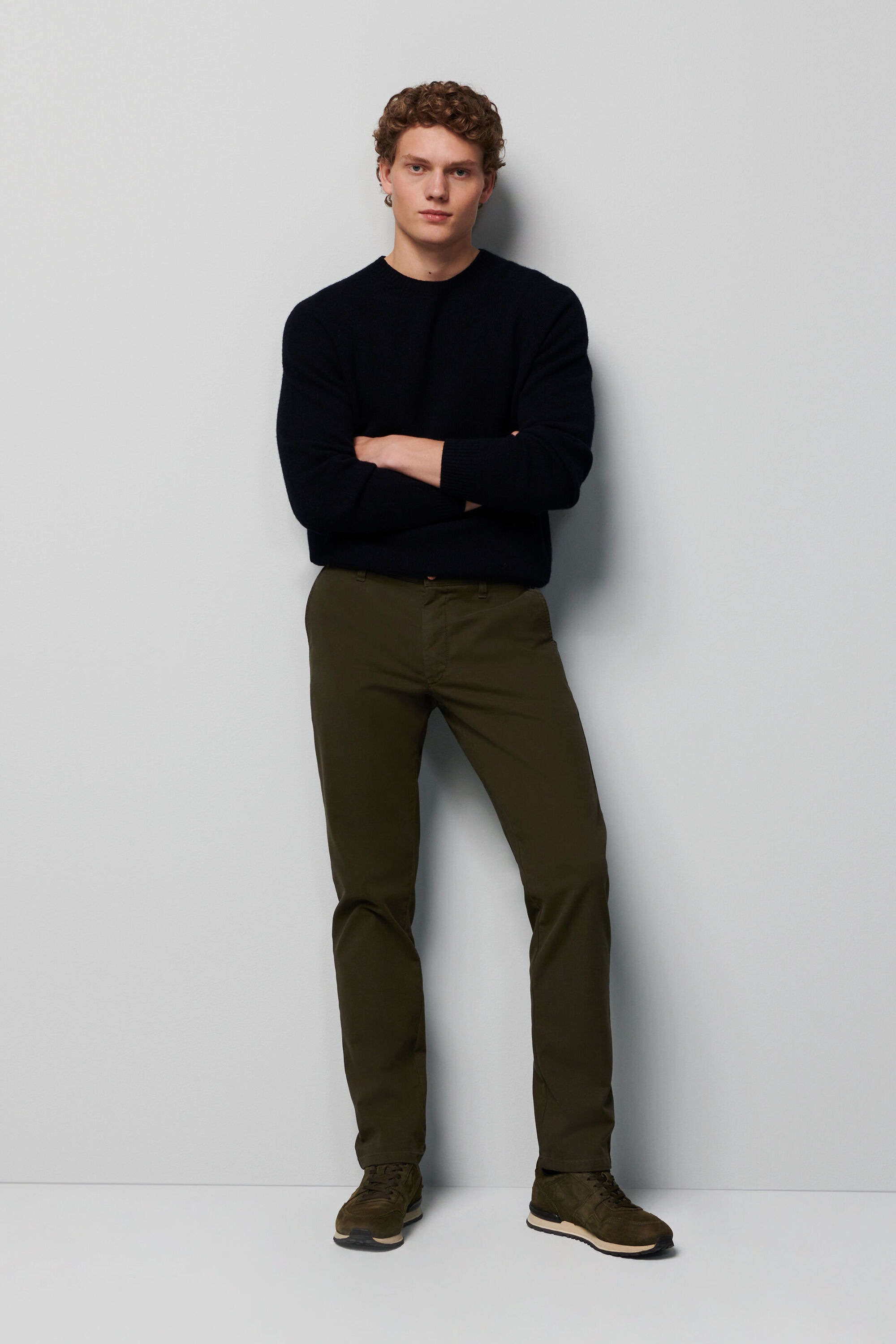 MEYER Chinos »M5 Chino«, im unifarbenem Design