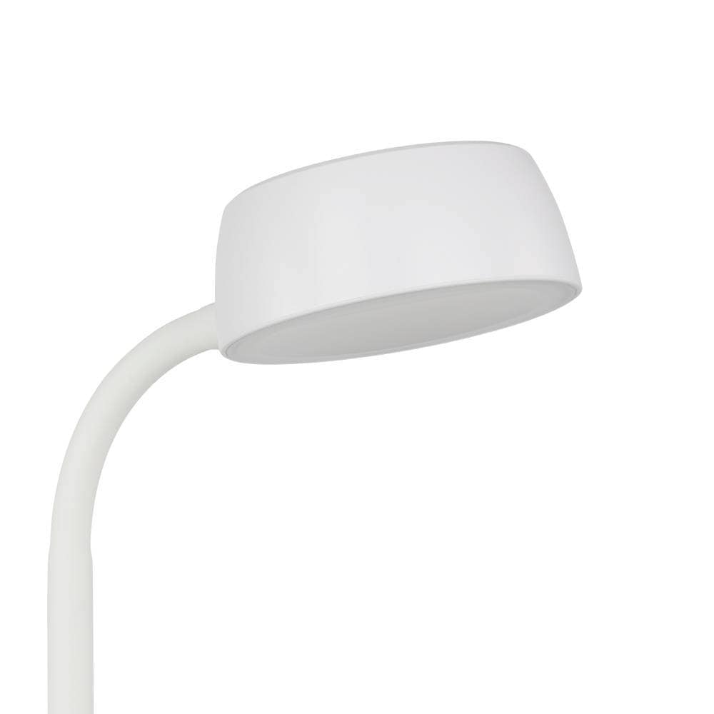 EGLO Tischleuchte »CABALES«, Leuchtmittel LED-Modul | LED fest integriert, Tischleuchte, Nachttischlampe, Kunststoff in Weiß, mit Wipp-Schalter