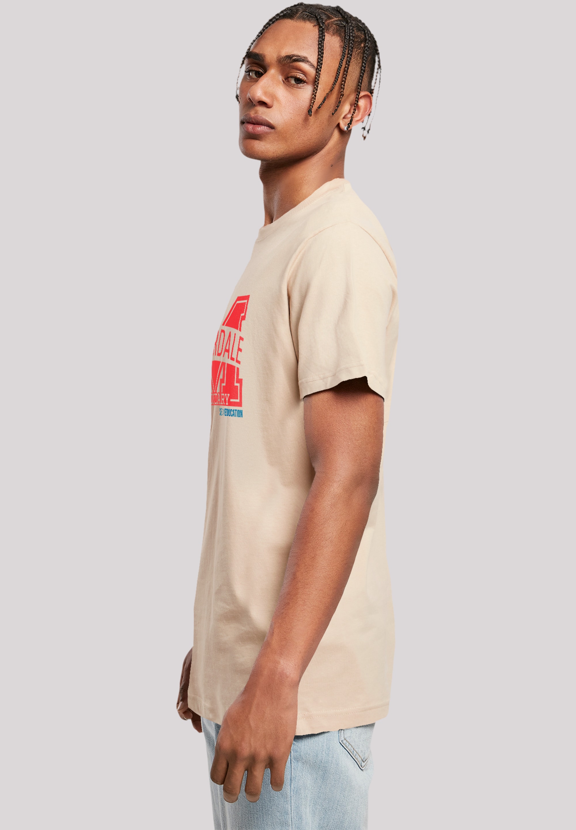 F4NT4STIC T-Shirt »Sex Education Moordale M Collage Netflix TV Series«, Premium Qualität