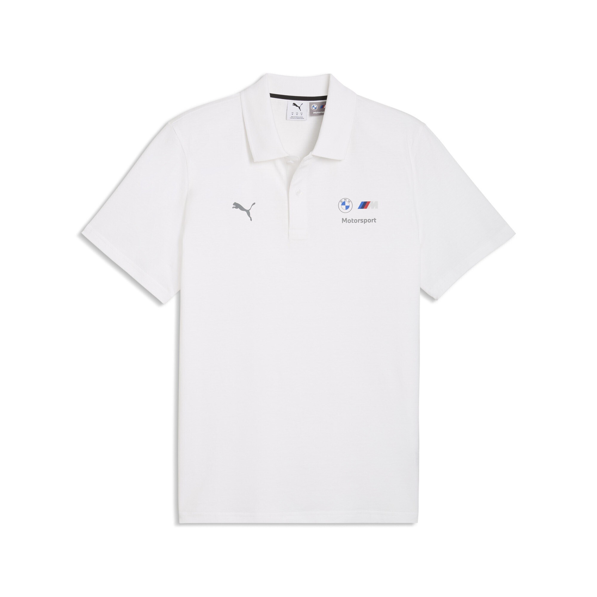 Puma BMW MMS Essential Men's Short Sleeve Polo White XL