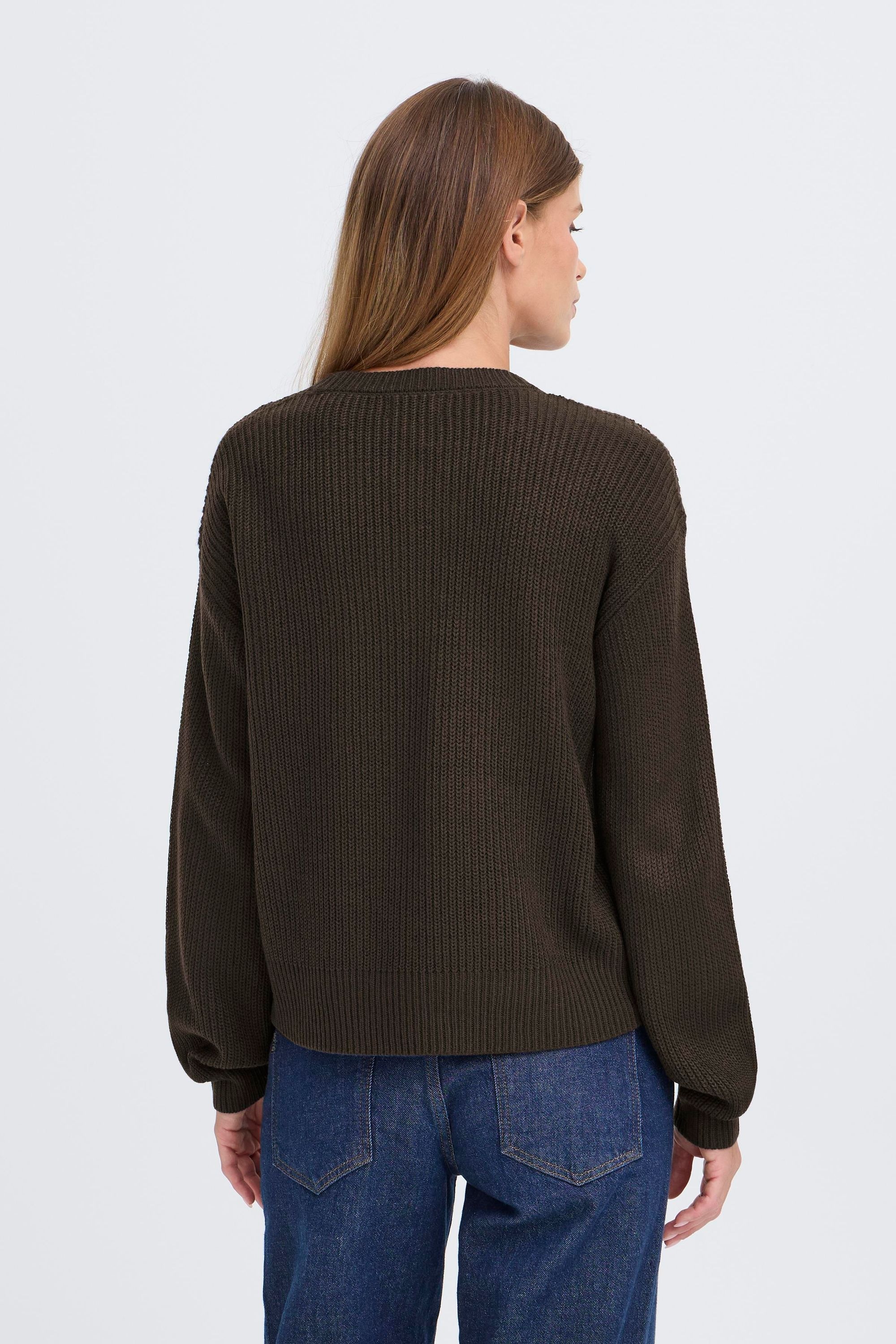 OXMO Strickfleece-Pullover »Strickpullover OXFKIMNI«