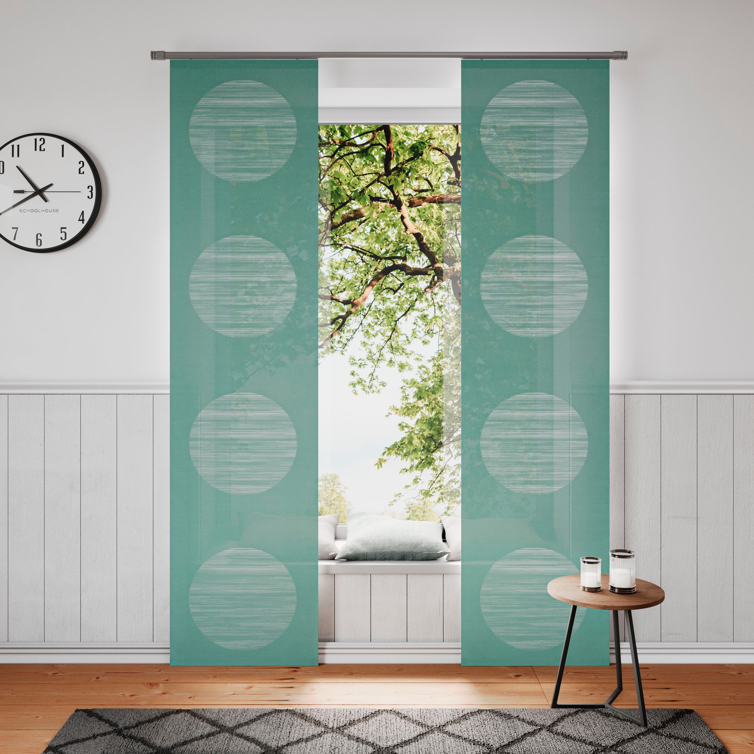 Neutex for you Schiebegardine "Padova" Klettband 1 Stk. tlg. inkl. Befestig günstig online kaufen