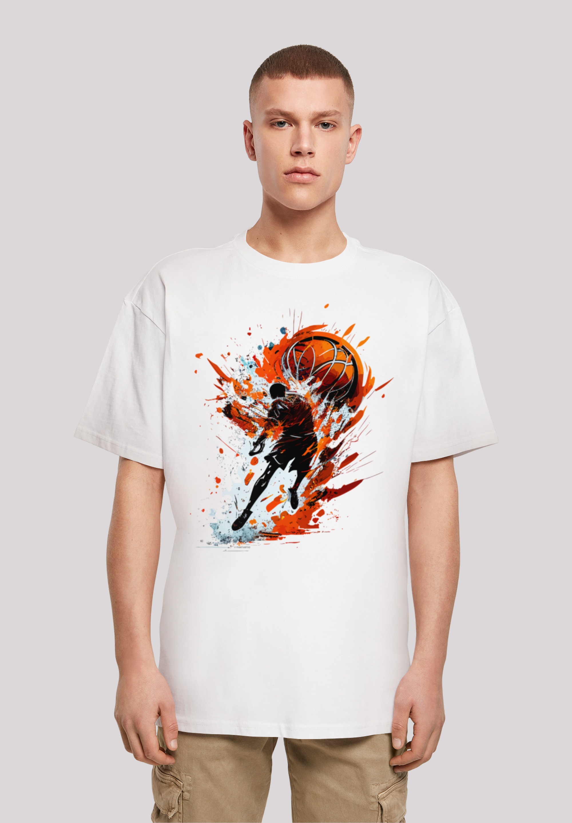 T-Shirt »Basketball Splash Sport OVERSIZE TEE«, Print