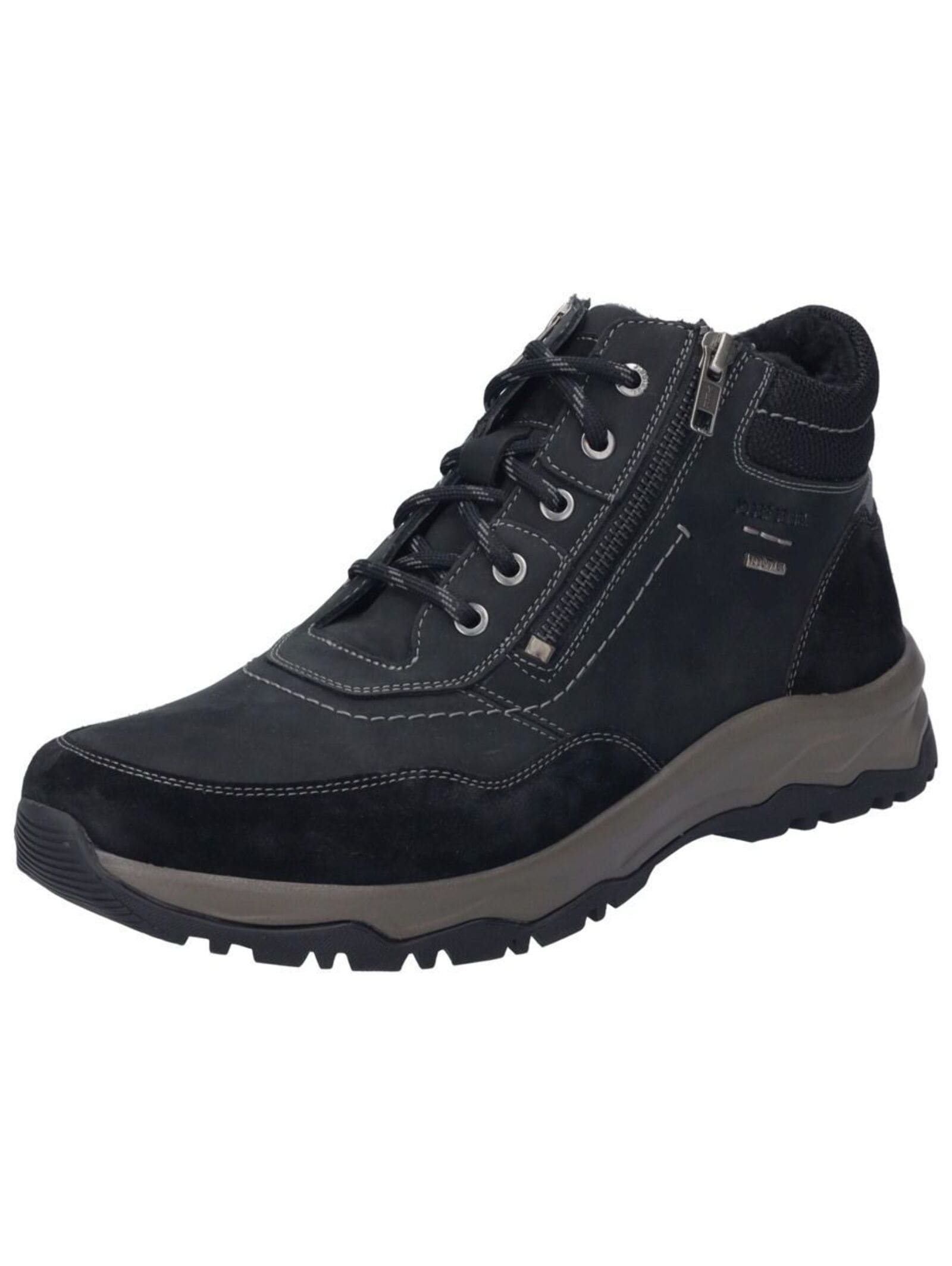 Josef Seibel Schnürstiefelette "Josef Seibel Stiefelette Veloursleder" günstig online kaufen